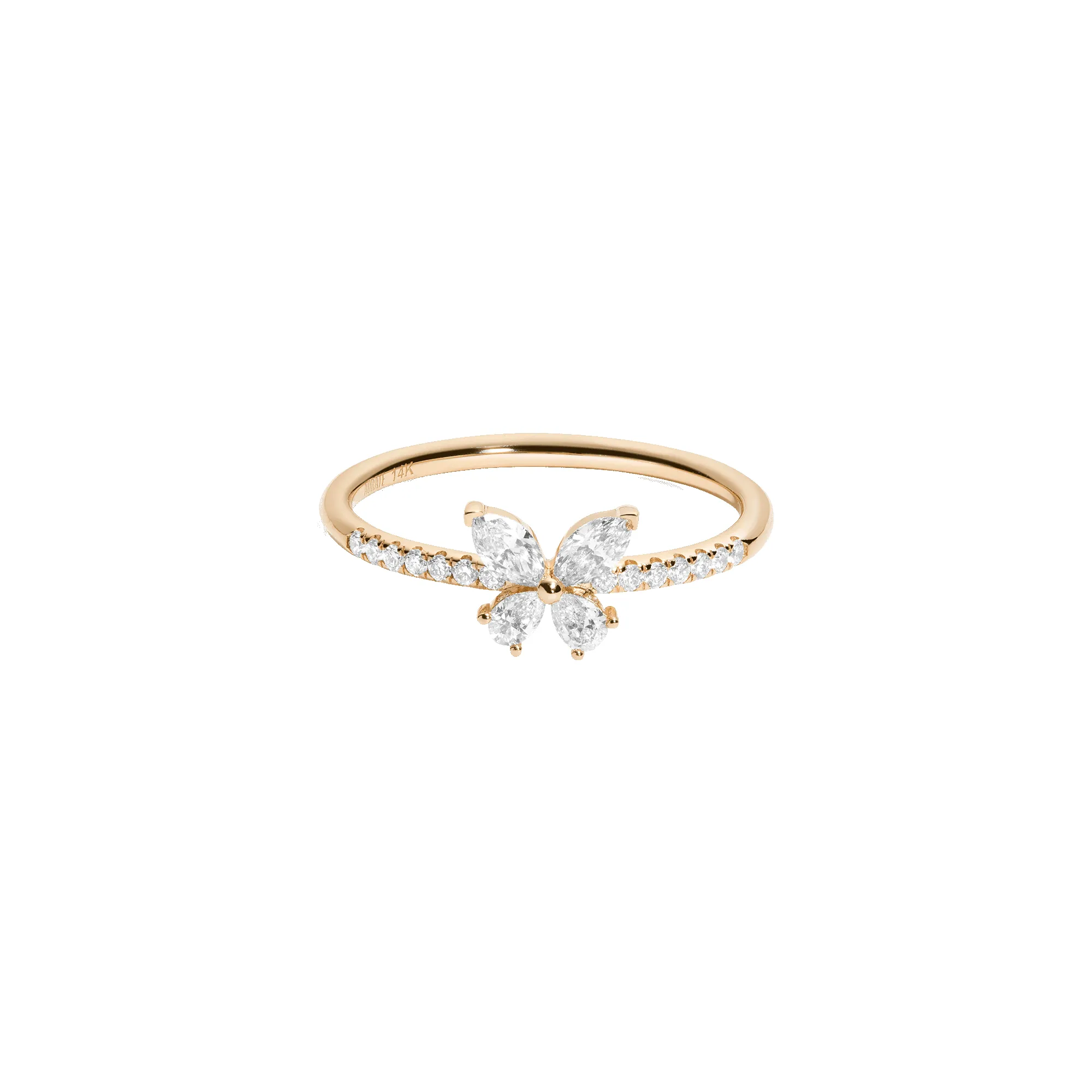 Lab Grown Diamond Butterfly Ring sold by Aurate product image thumbnail 4