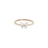 Lab Grown Diamond Butterfly Ring sold by Aurate