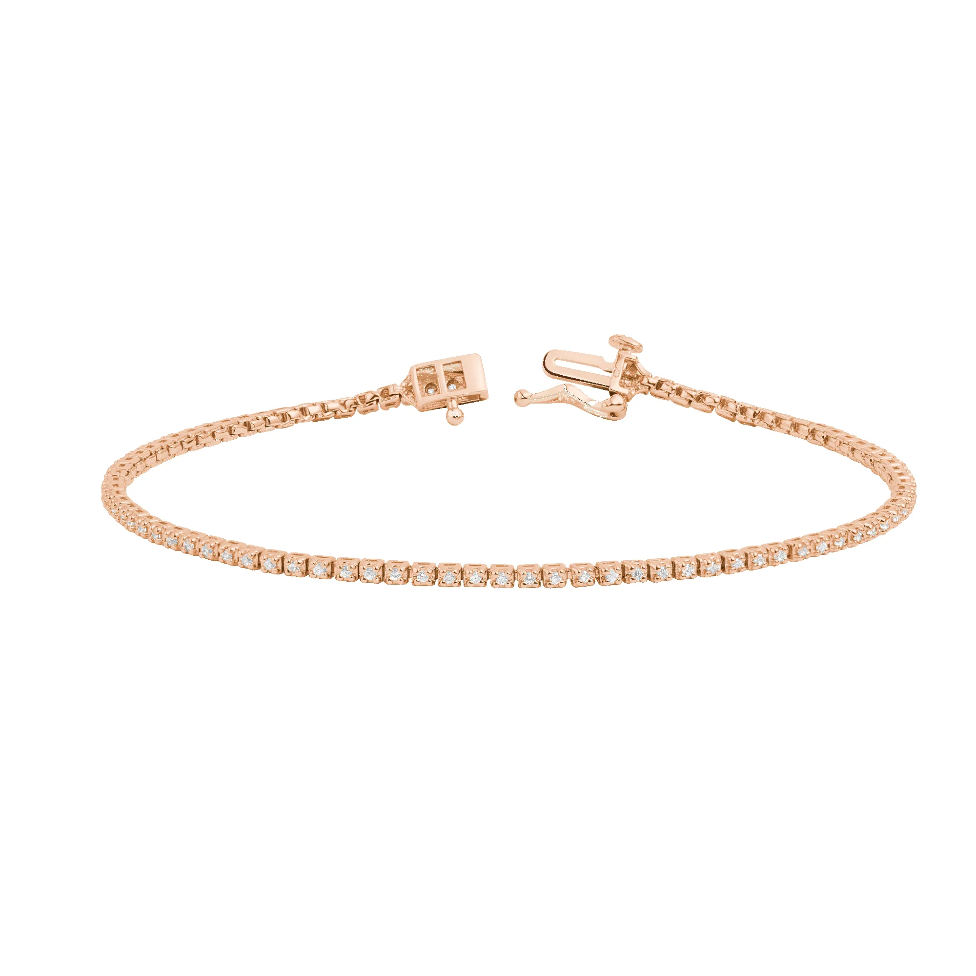 Classic Diamond Tennis Bracelet sold by Aurate product image thumbnail 3