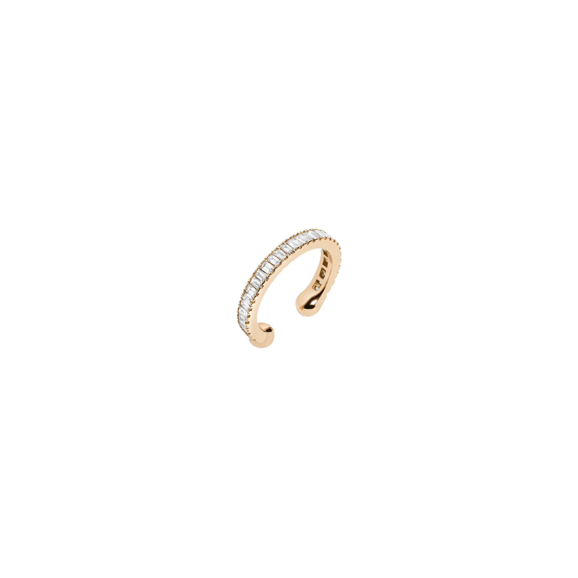 Mini Diamond Baguette Ear Cuff sold by Aurate product image thumbnail 4