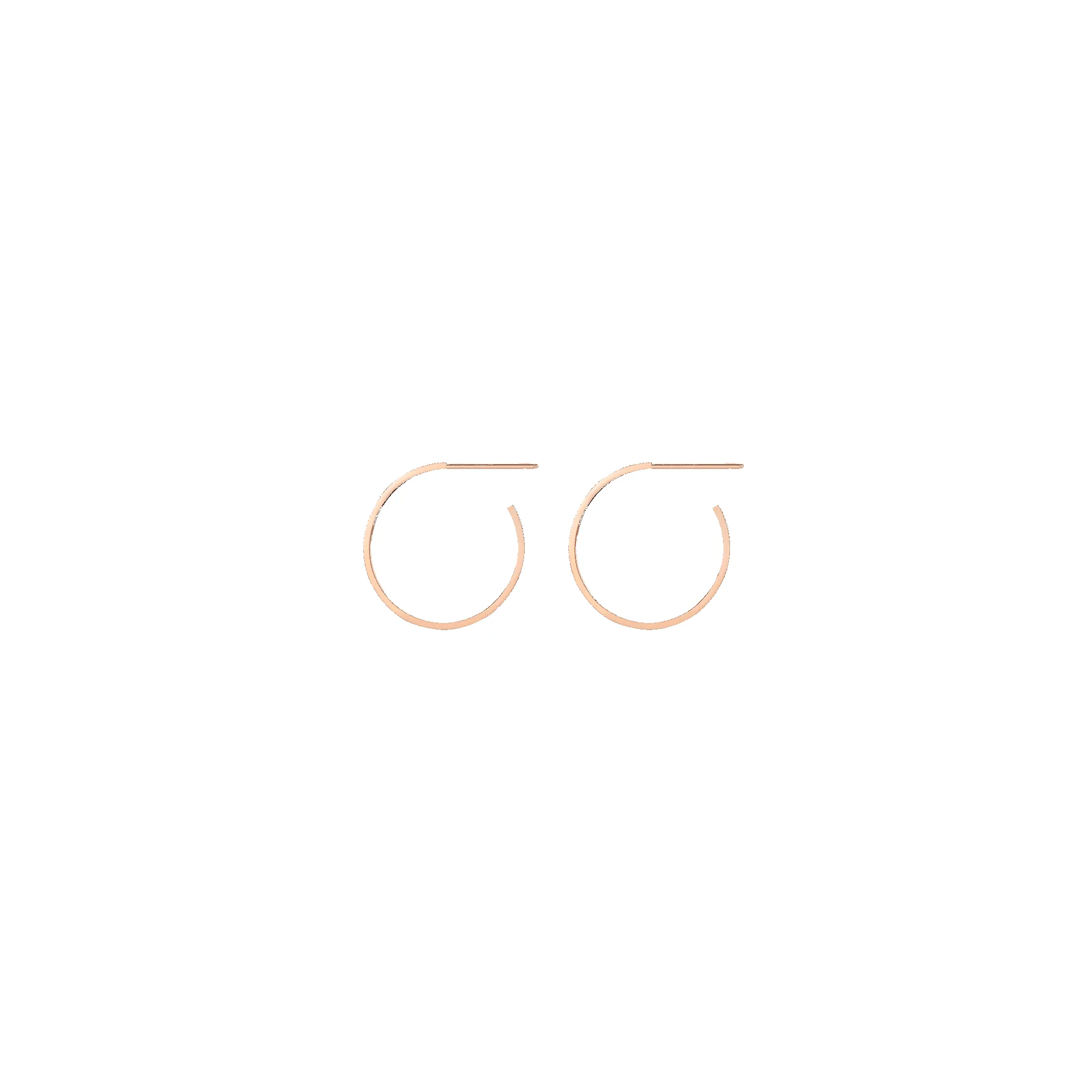 Medium Hoop Earrings sold by Aurate product image thumbnail 4