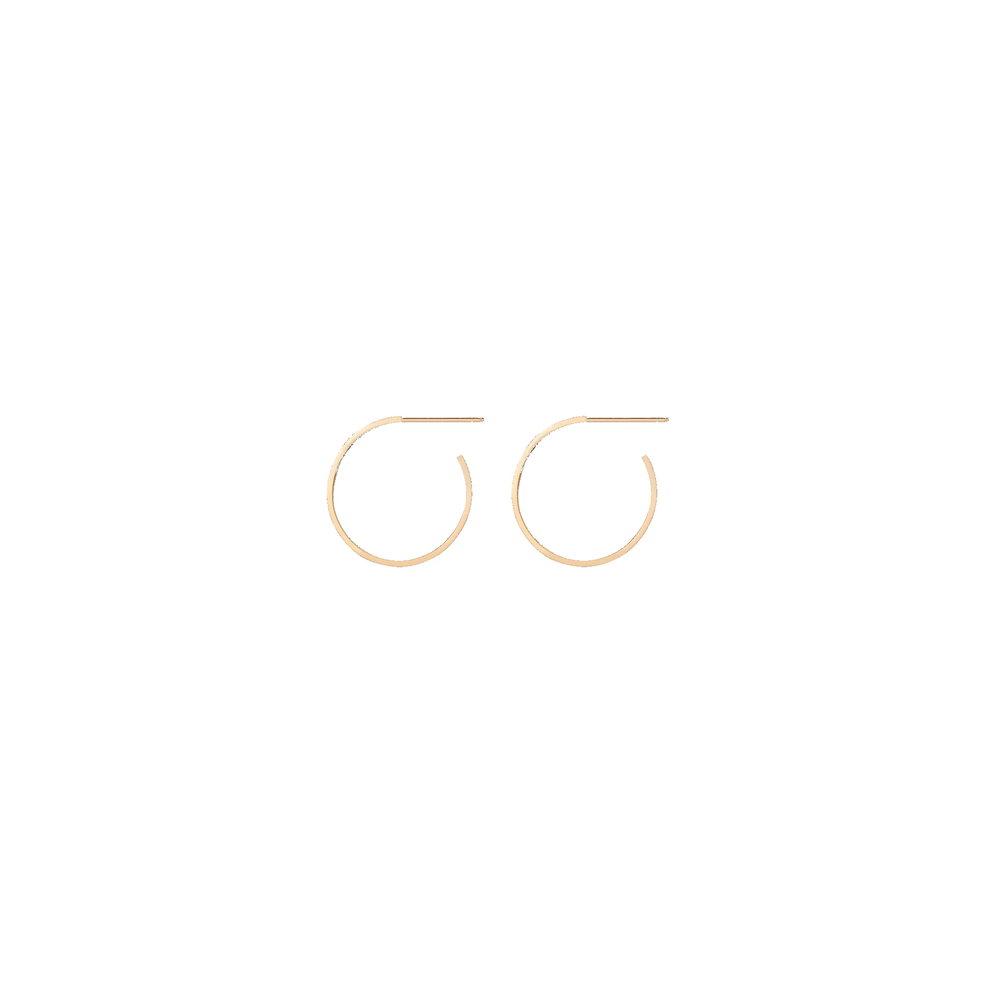 Medium Hoop Earrings sold by Aurate product image thumbnail 2