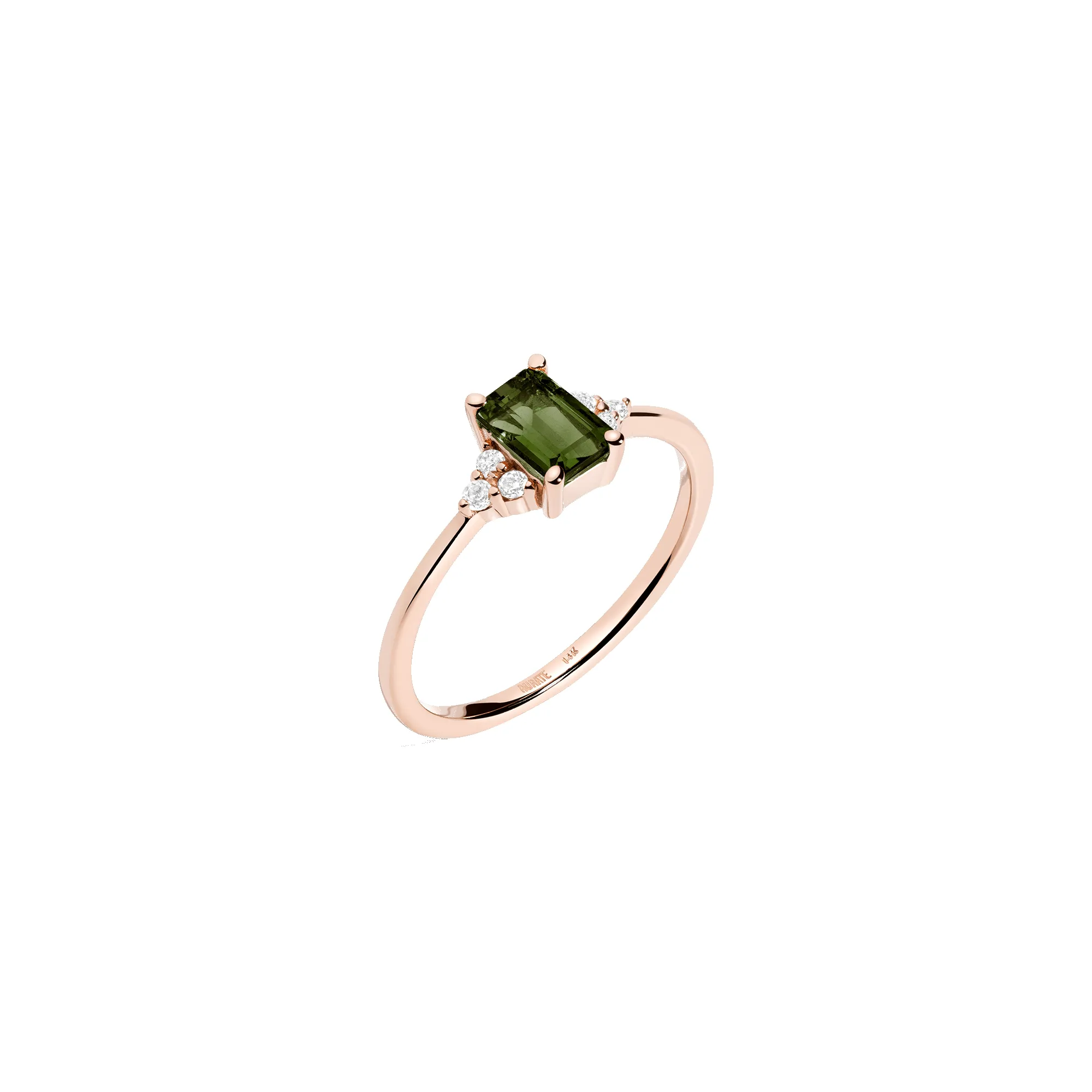 Vintage-Inspired Emerald Cut Ring sold by Aurate product image thumbnail 2