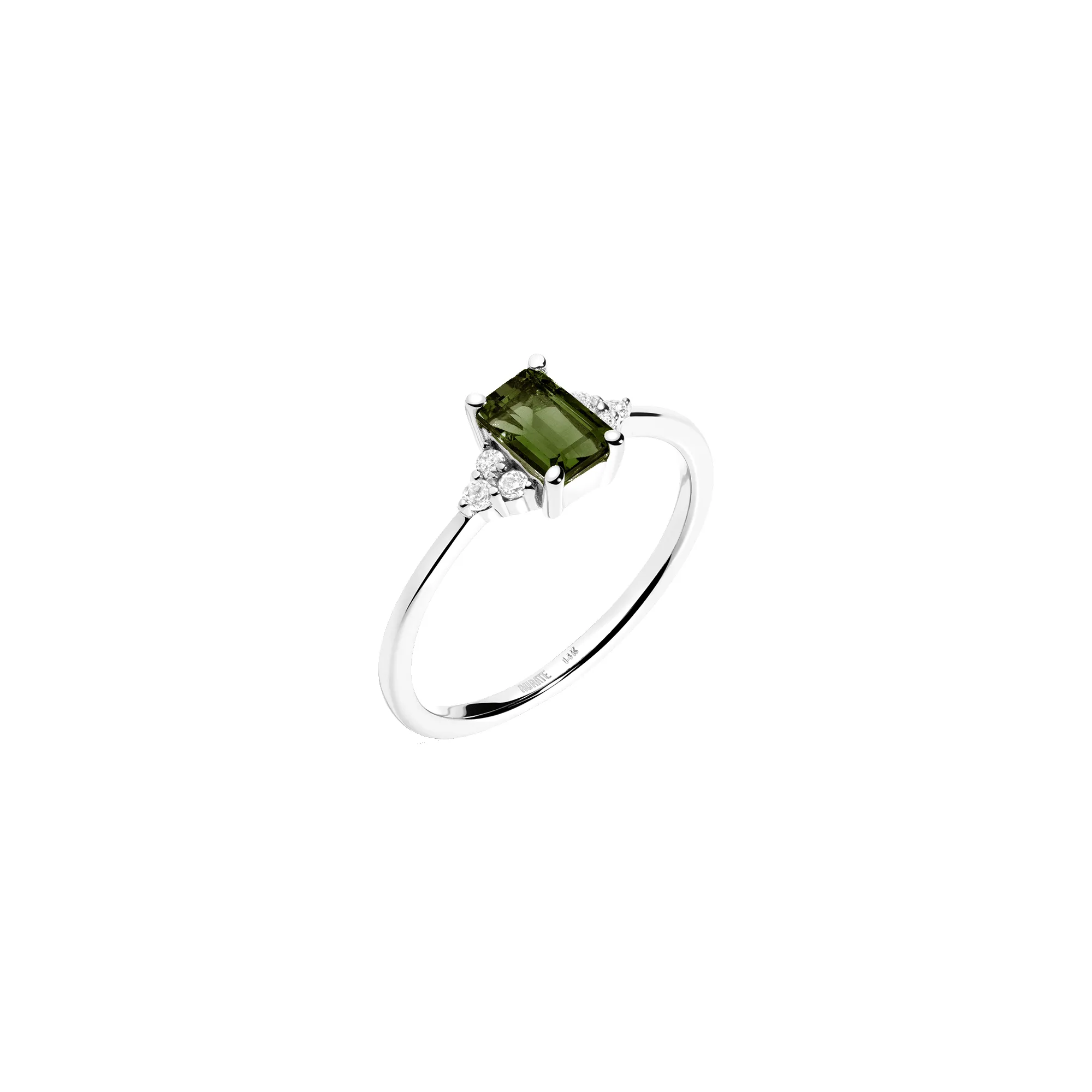 Vintage-Inspired Emerald Cut Ring sold by Aurate product image thumbnail 3