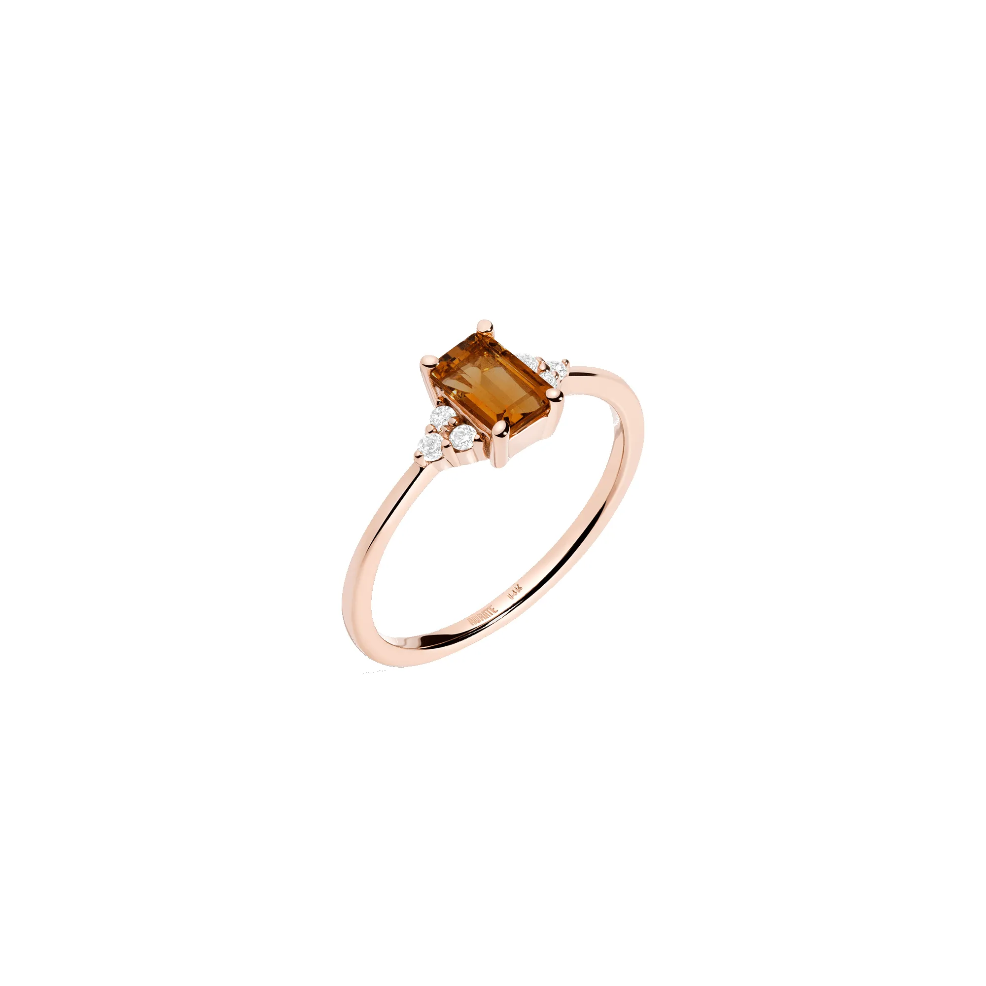 Vintage-Inspired Emerald Cut Ring sold by Aurate product image thumbnail 5