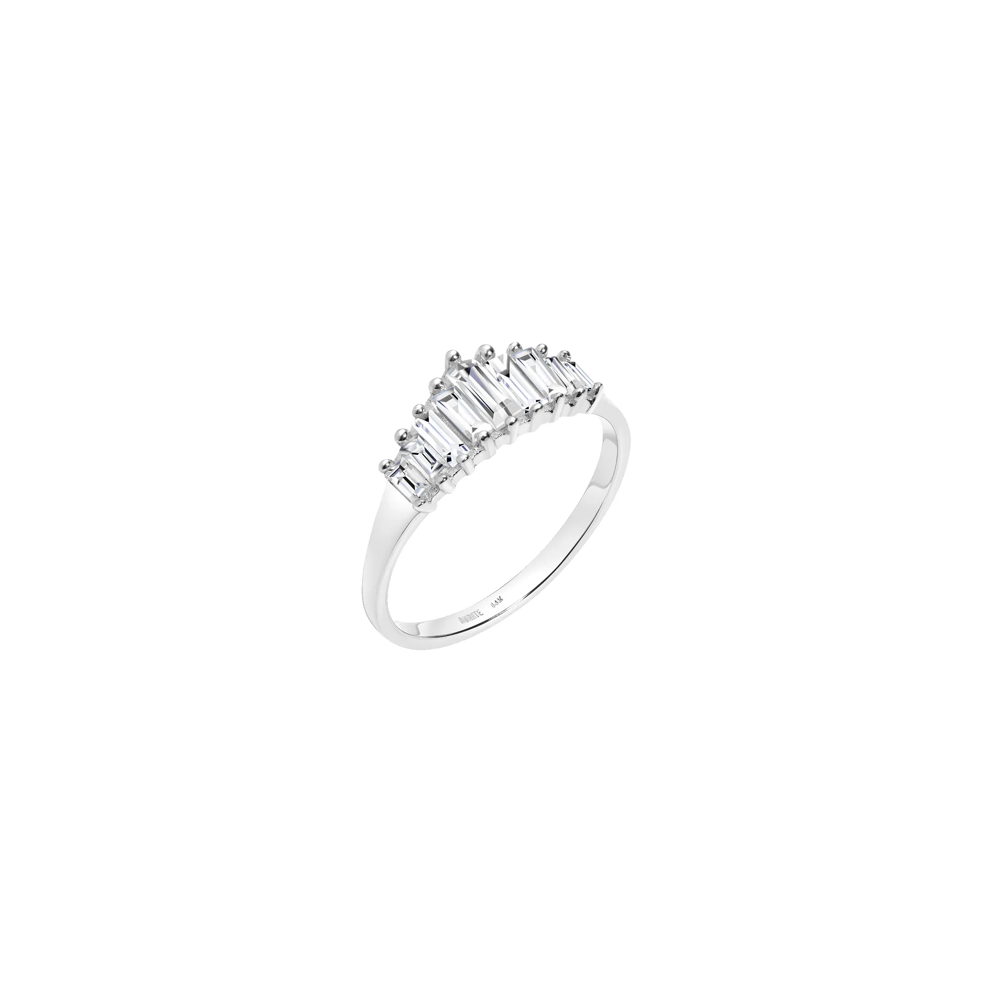 Brooklyn Baguette Diamond Ring sold by Aurate product image thumbnail 2