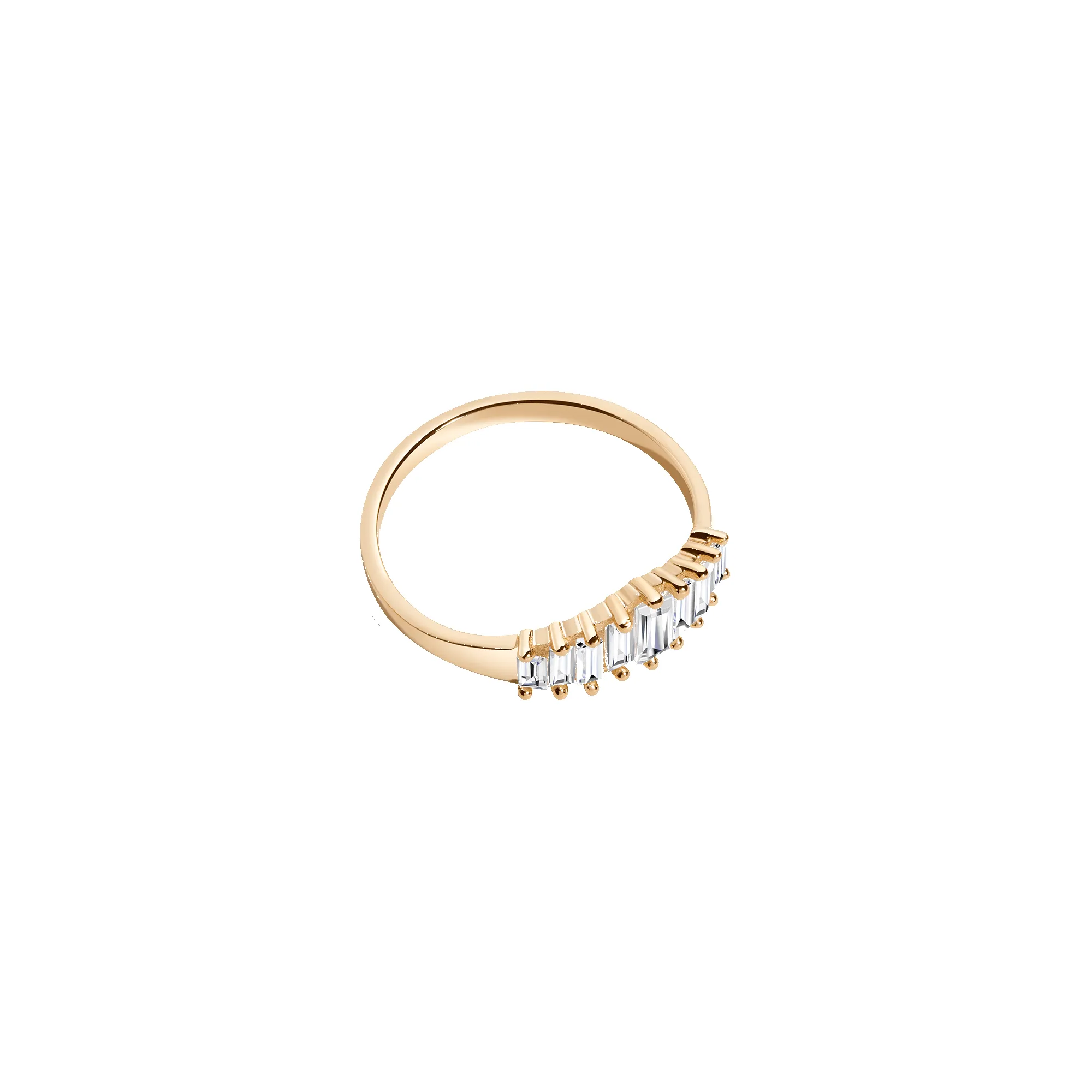 Brooklyn Baguette Diamond Ring sold by Aurate product image thumbnail 3