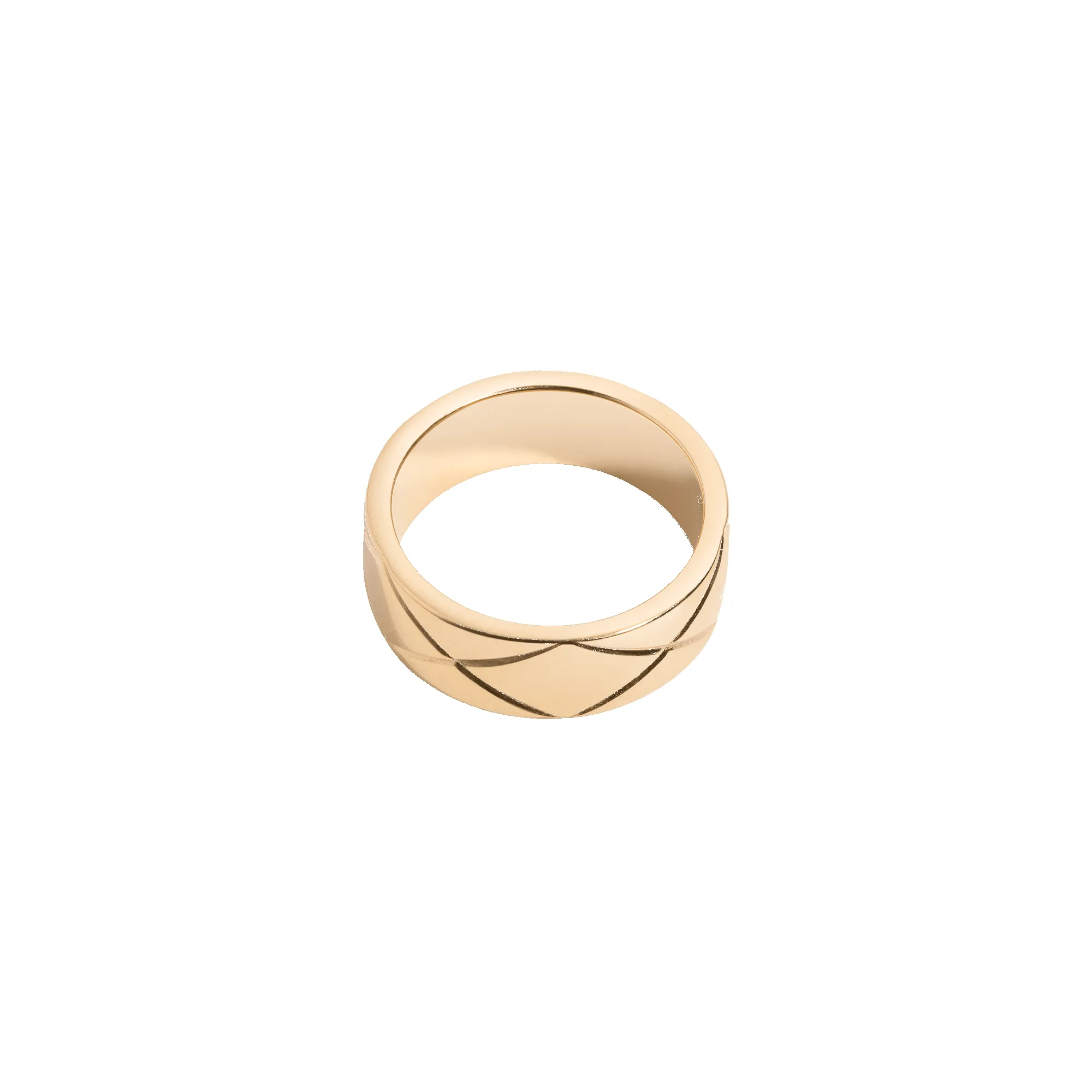 Quilted Gold Ring sold by Aurate product image thumbnail 4