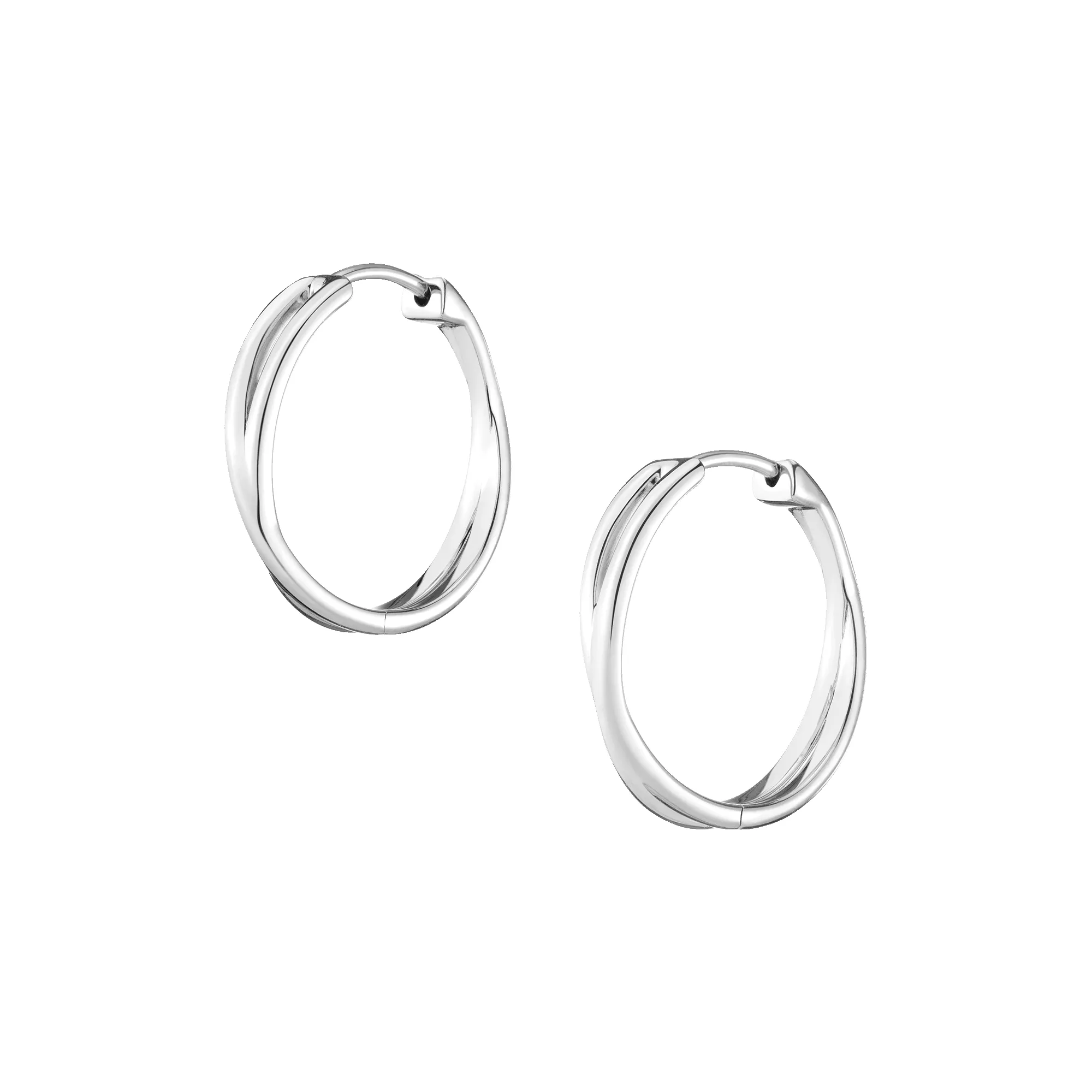 Crossover Hoop Earrings sold by Aurate product image thumbnail 3
