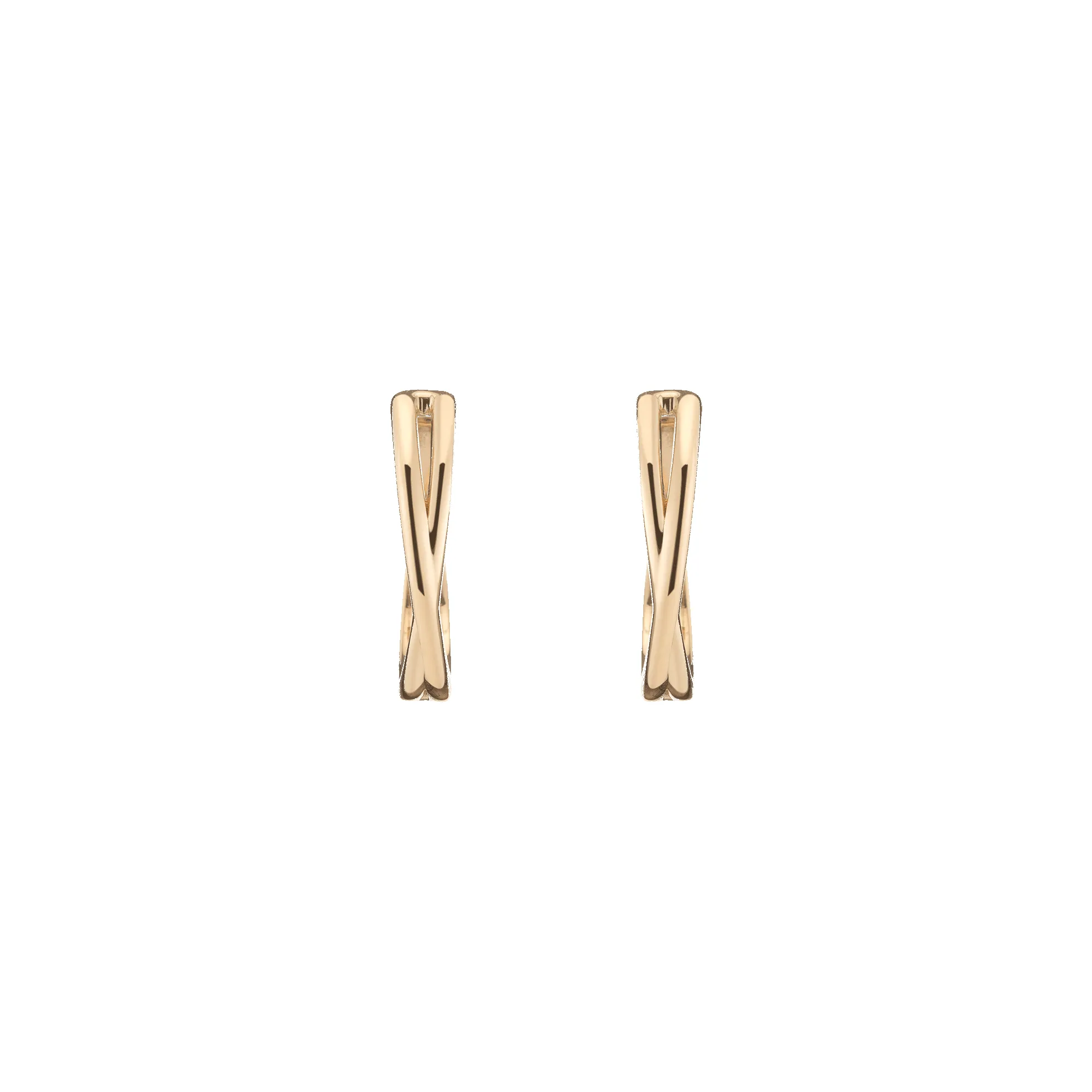 Crossover Hoop Earrings sold by Aurate product image thumbnail 4