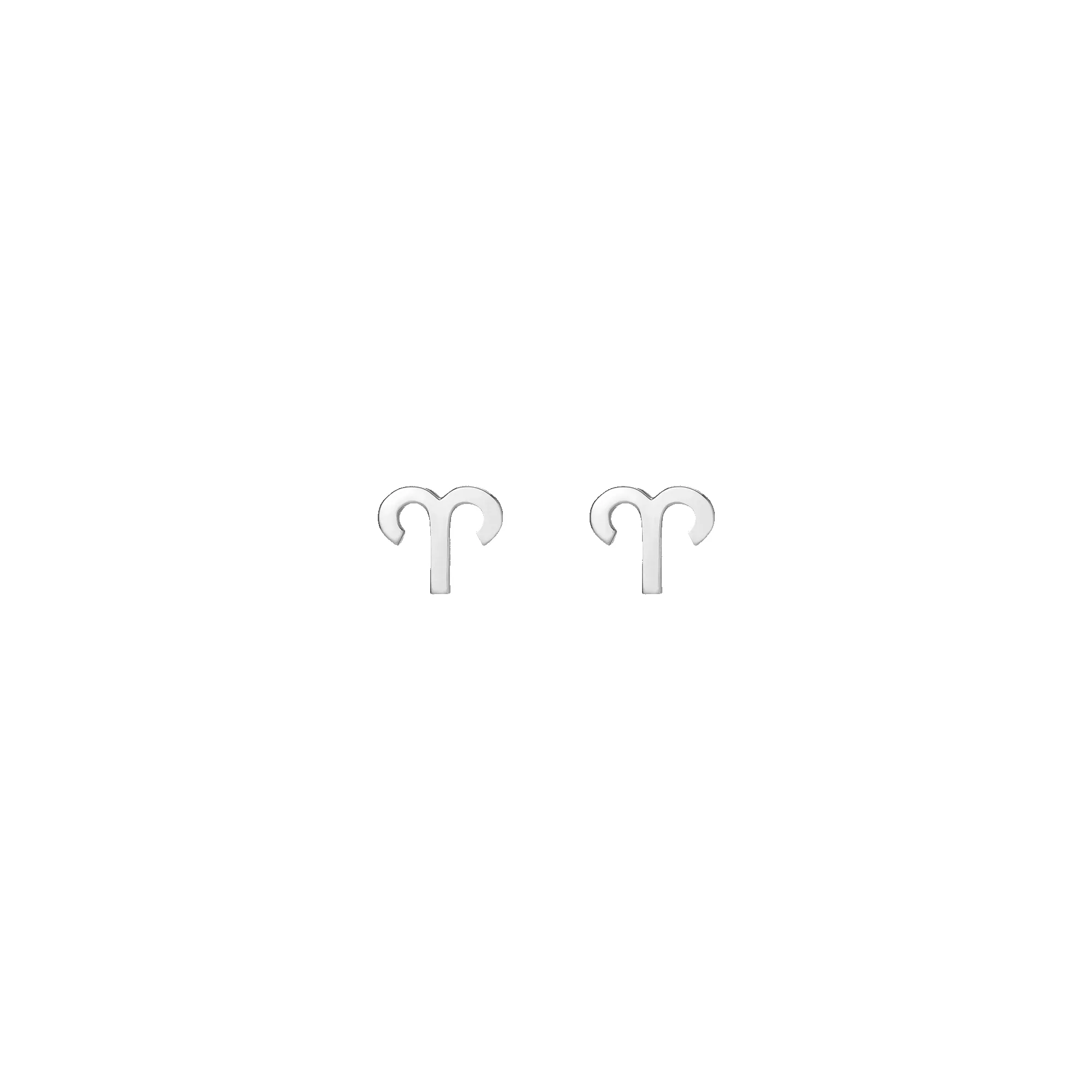 Zodiac Stud Earrings 14K Solid Gold sold by Aurate product image thumbnail 3