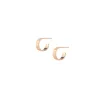 Infinity Huggie Earrings sold by Aurate