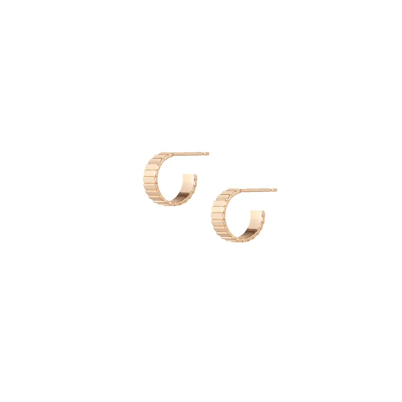 Infinity Huggie Earrings sold by Aurate