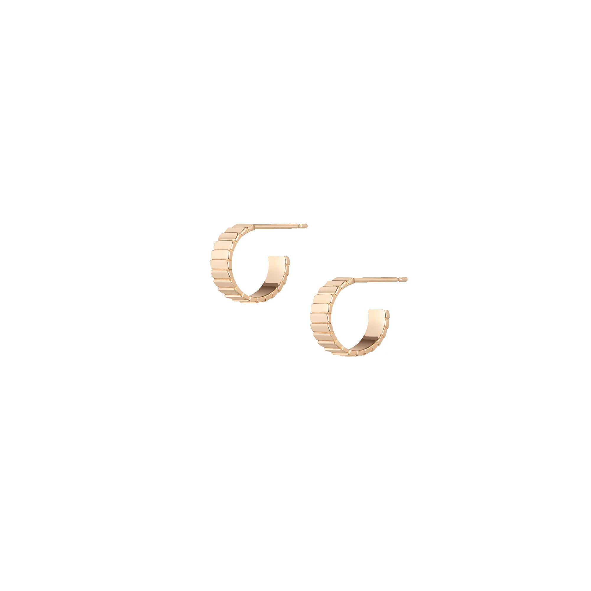 Infinity Huggie Earrings sold by Aurate