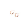 Infinity Huggie Earrings sold by Aurate