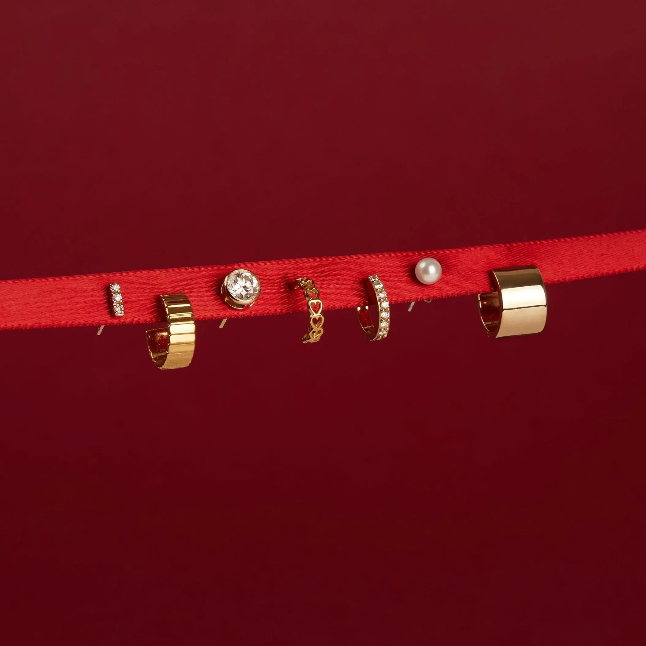 Infinity Huggie Earrings sold by Aurate product image thumbnail 5