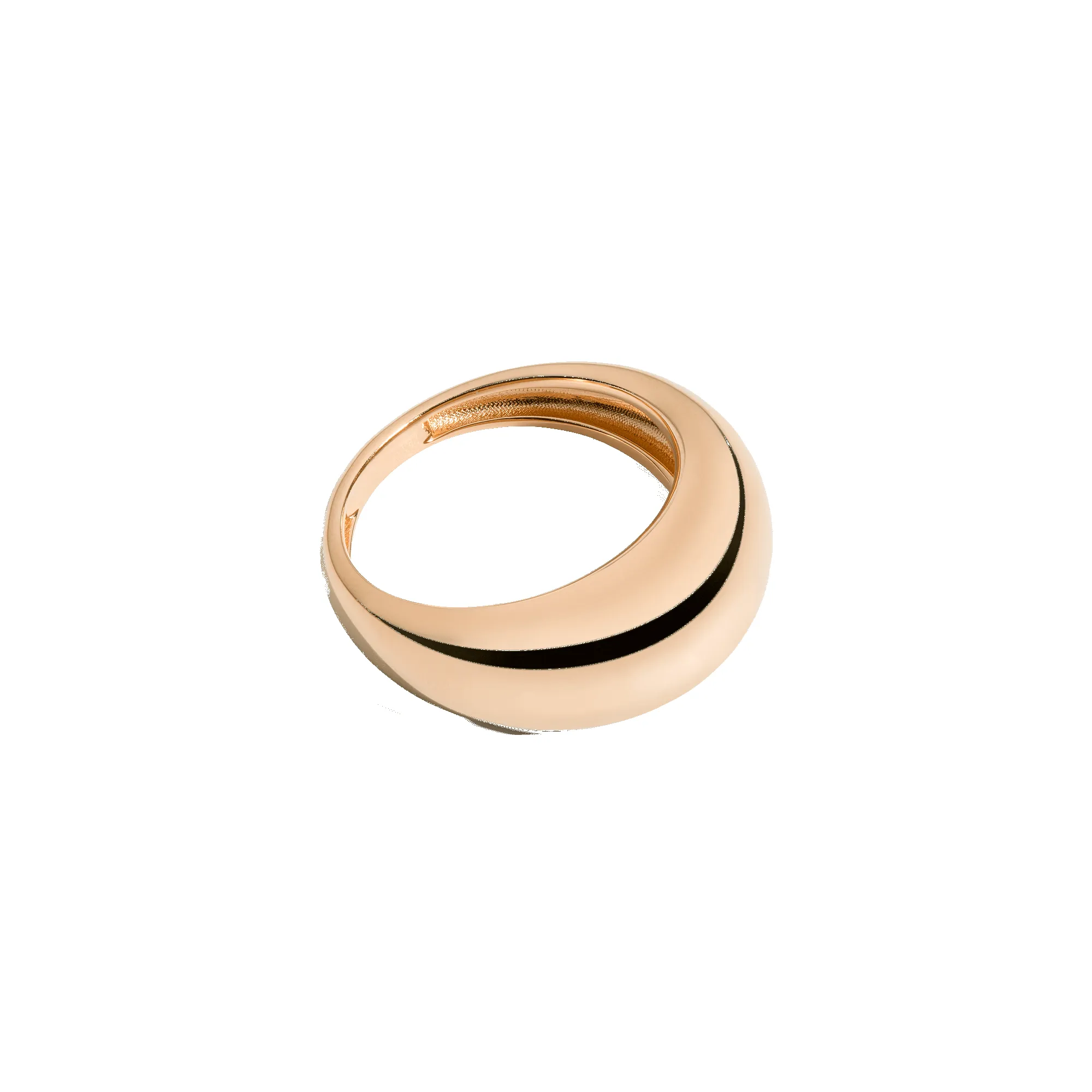 Gold Smooth Arch Ring sold by Aurate product image thumbnail 5