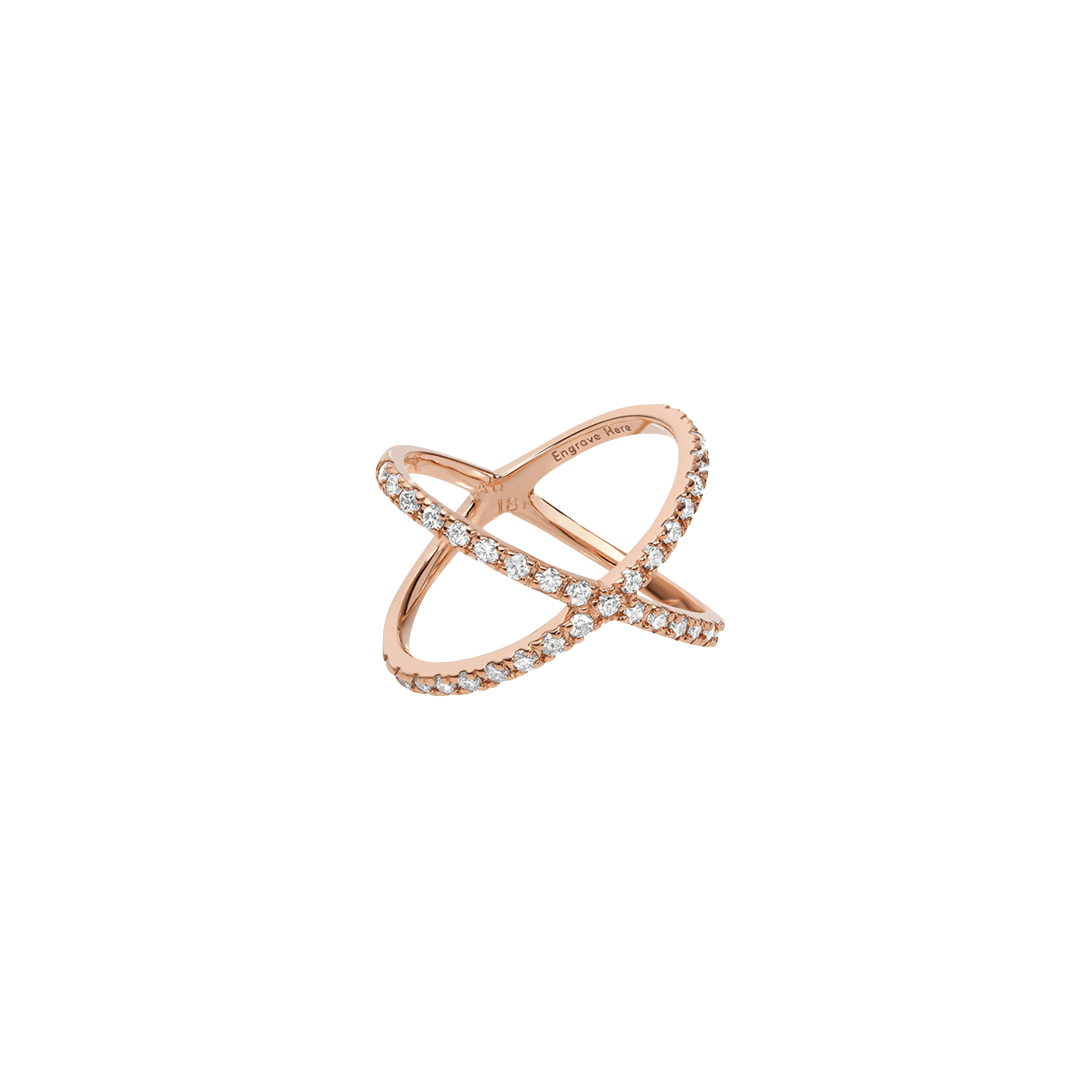 Diamond X Ring sold by Aurate product image thumbnail 4