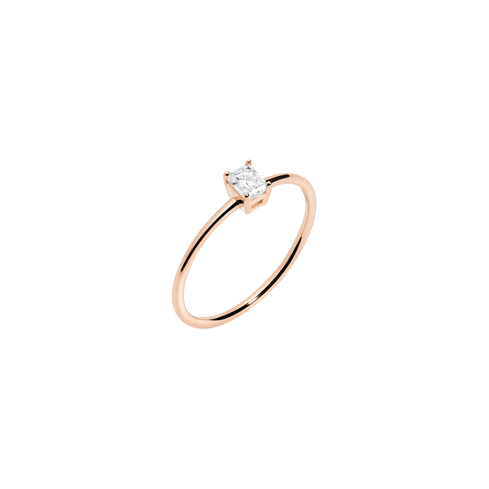 Emerald Lab Grown Diamond Ring sold by Aurate product image thumbnail 5