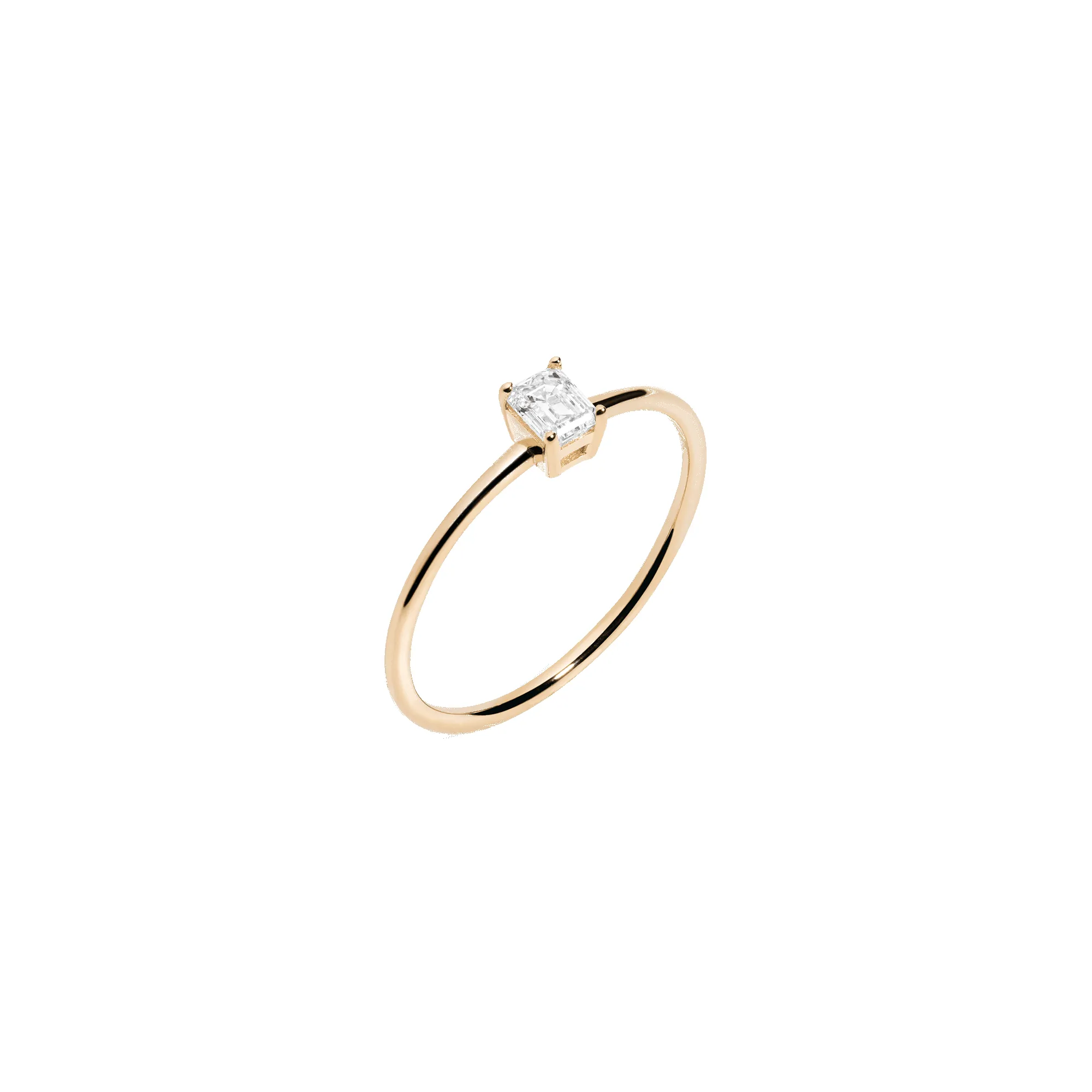 Emerald Lab Grown Diamond Ring sold by Aurate product image thumbnail 4