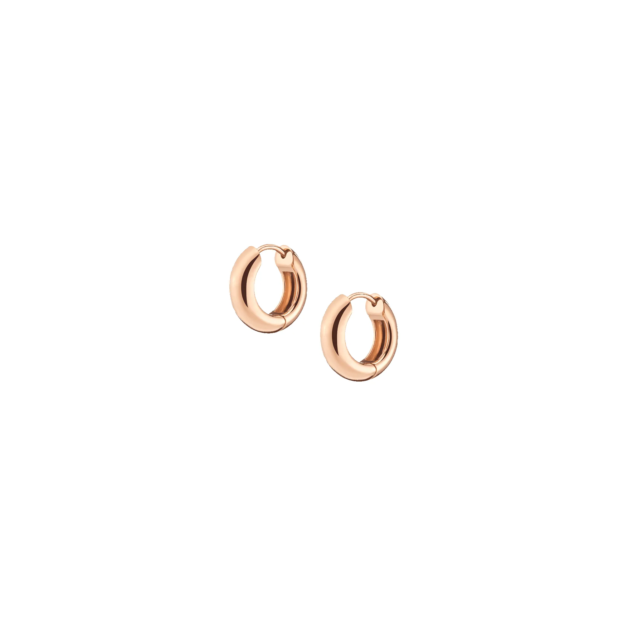 Small Chunky Hinged Hoop Earrings sold by Aurate product image thumbnail 2