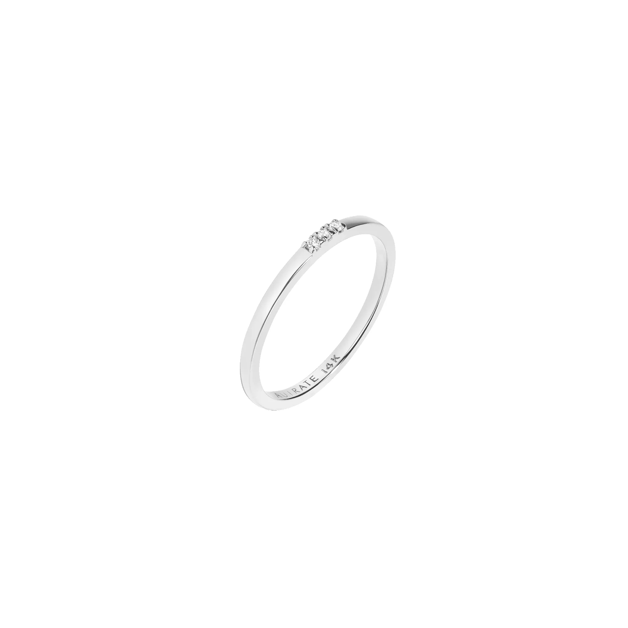 Diamond Stacker Ring sold by Aurate product image thumbnail 5