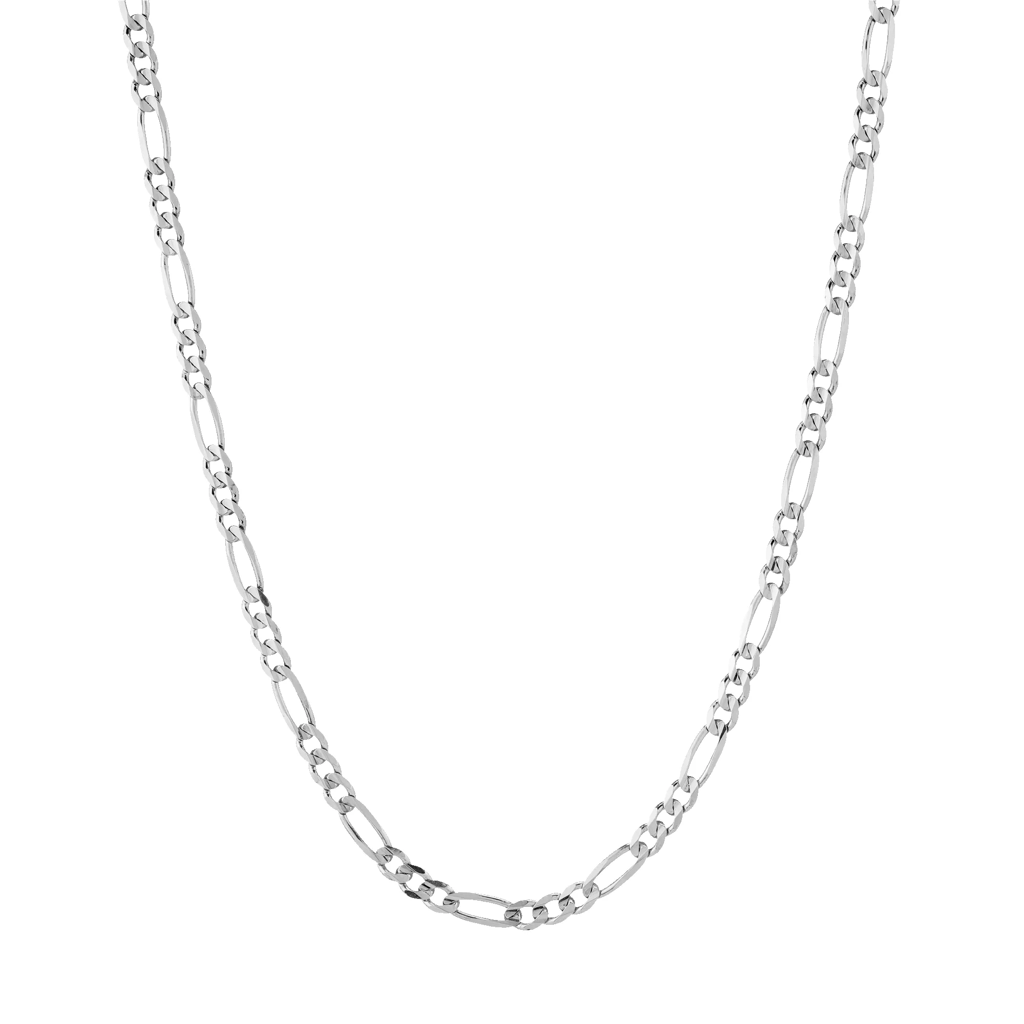 Large Gold Figaro Chain Necklace sold by Aurate product image thumbnail 3