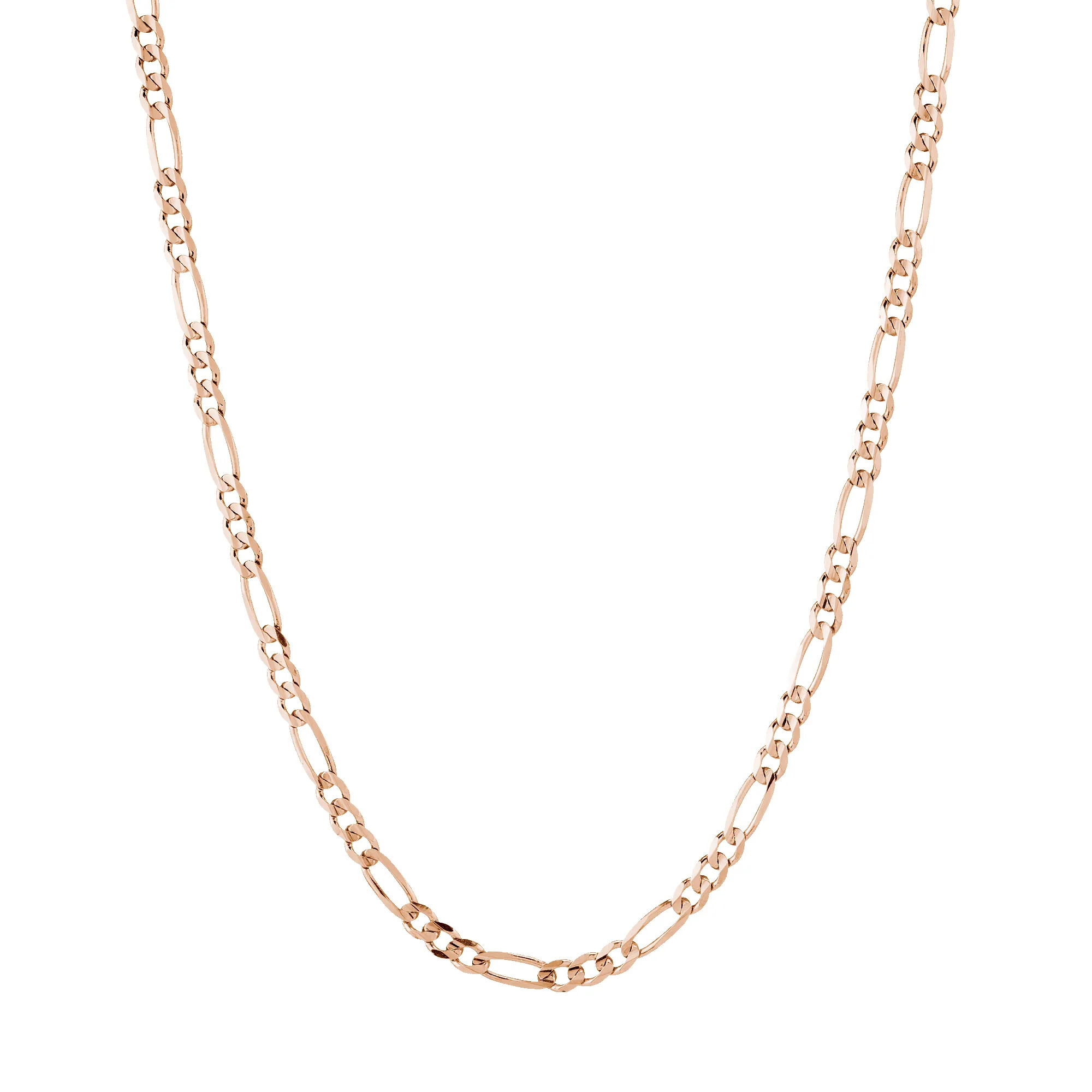 Large Gold Figaro Chain Necklace sold by Aurate product image thumbnail 2
