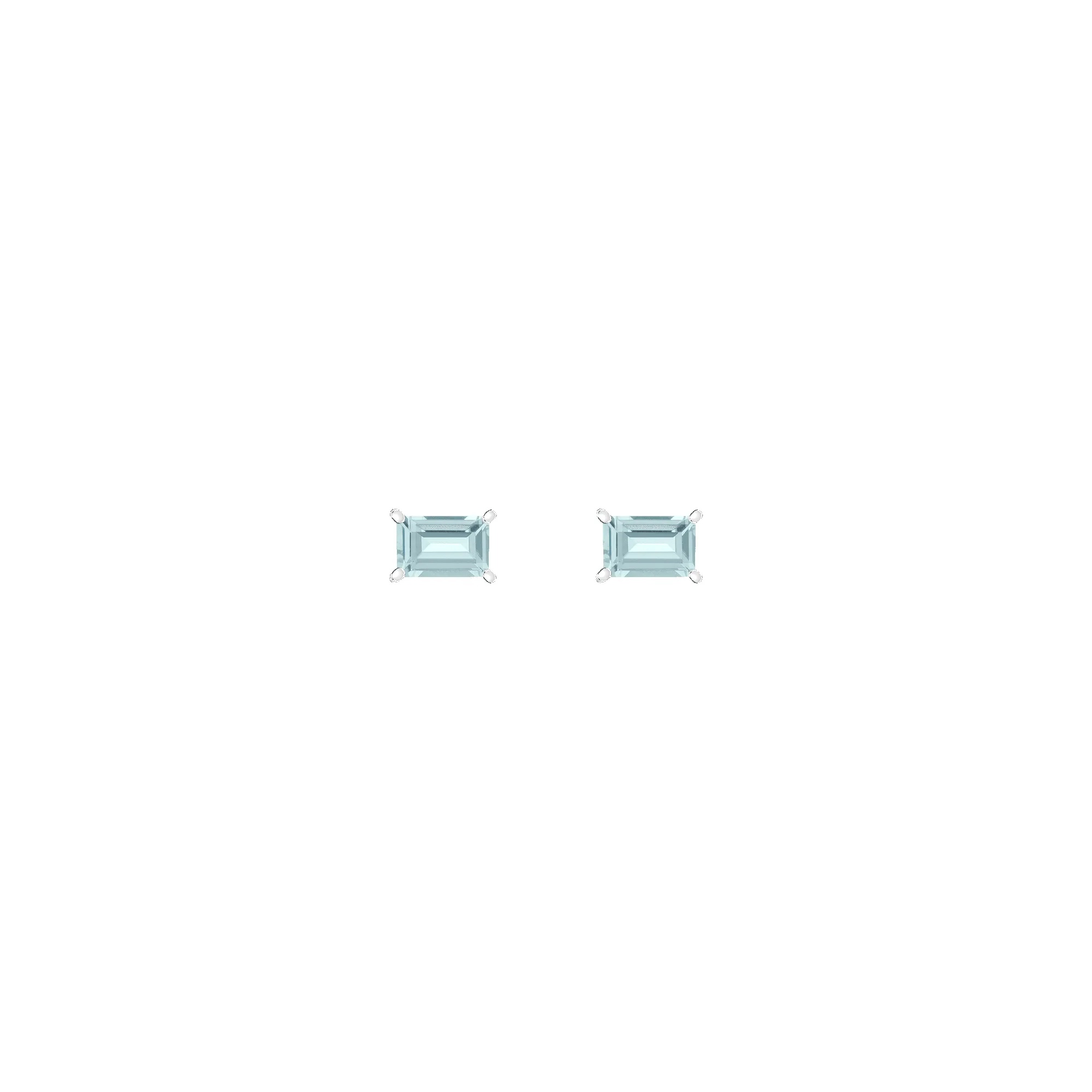 Birthstone Baguette Studs sold by Aurate product image thumbnail 3