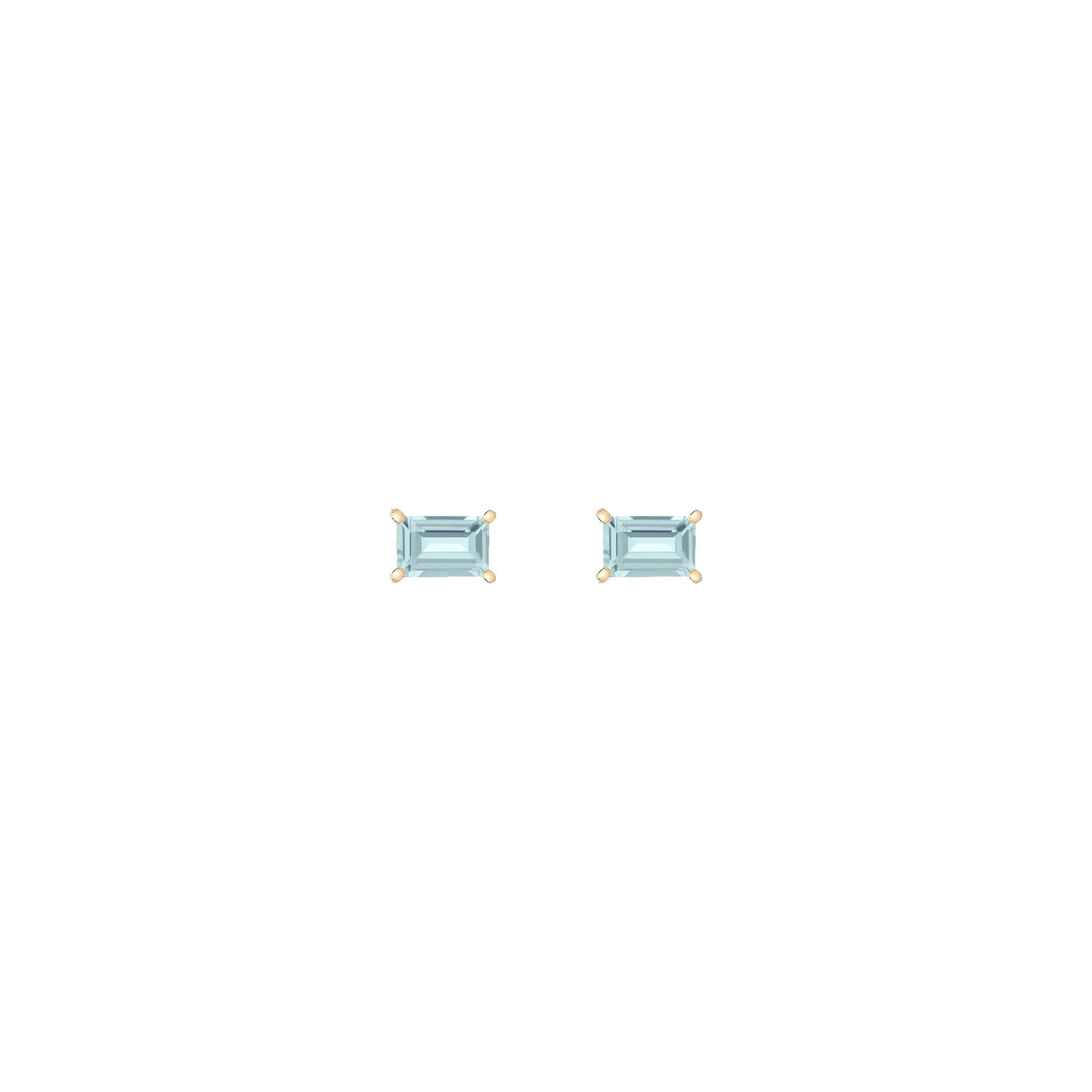Birthstone Baguette Studs sold by Aurate
