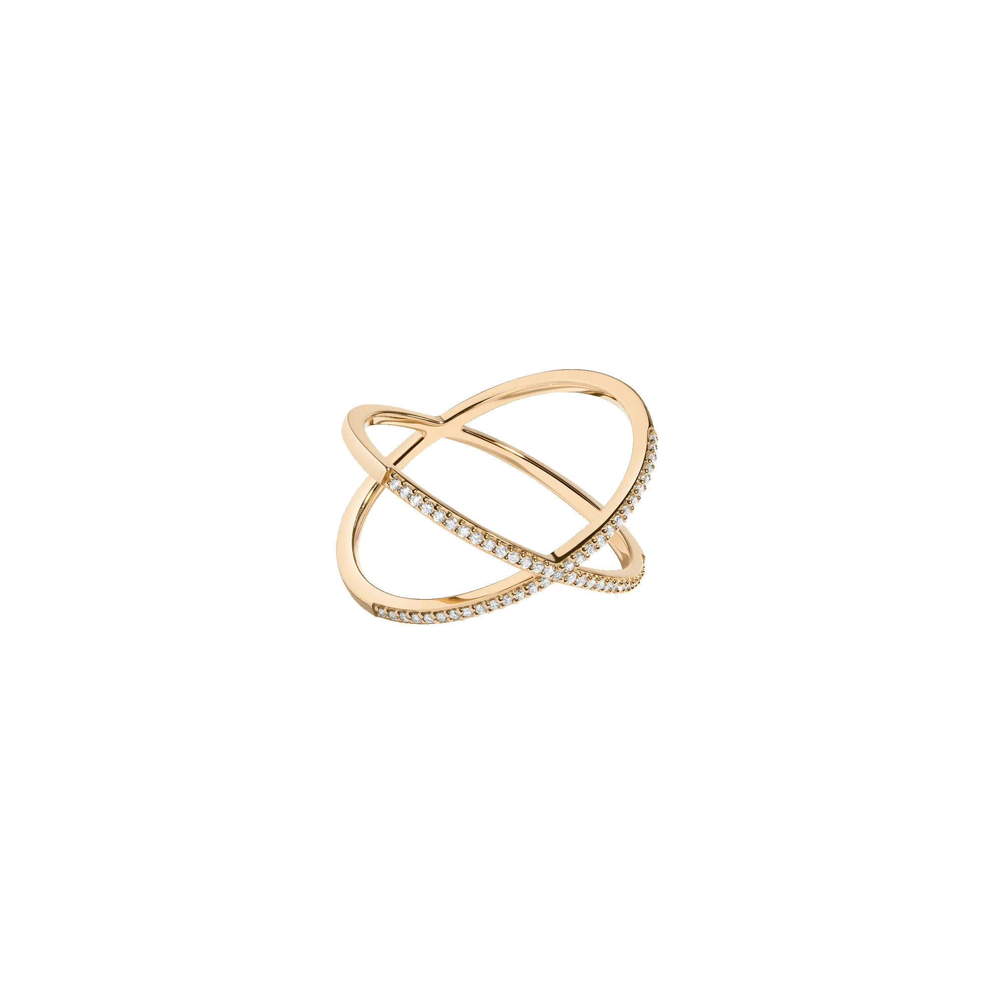 Petite Diamond X Ring sold by Aurate product image thumbnail 4