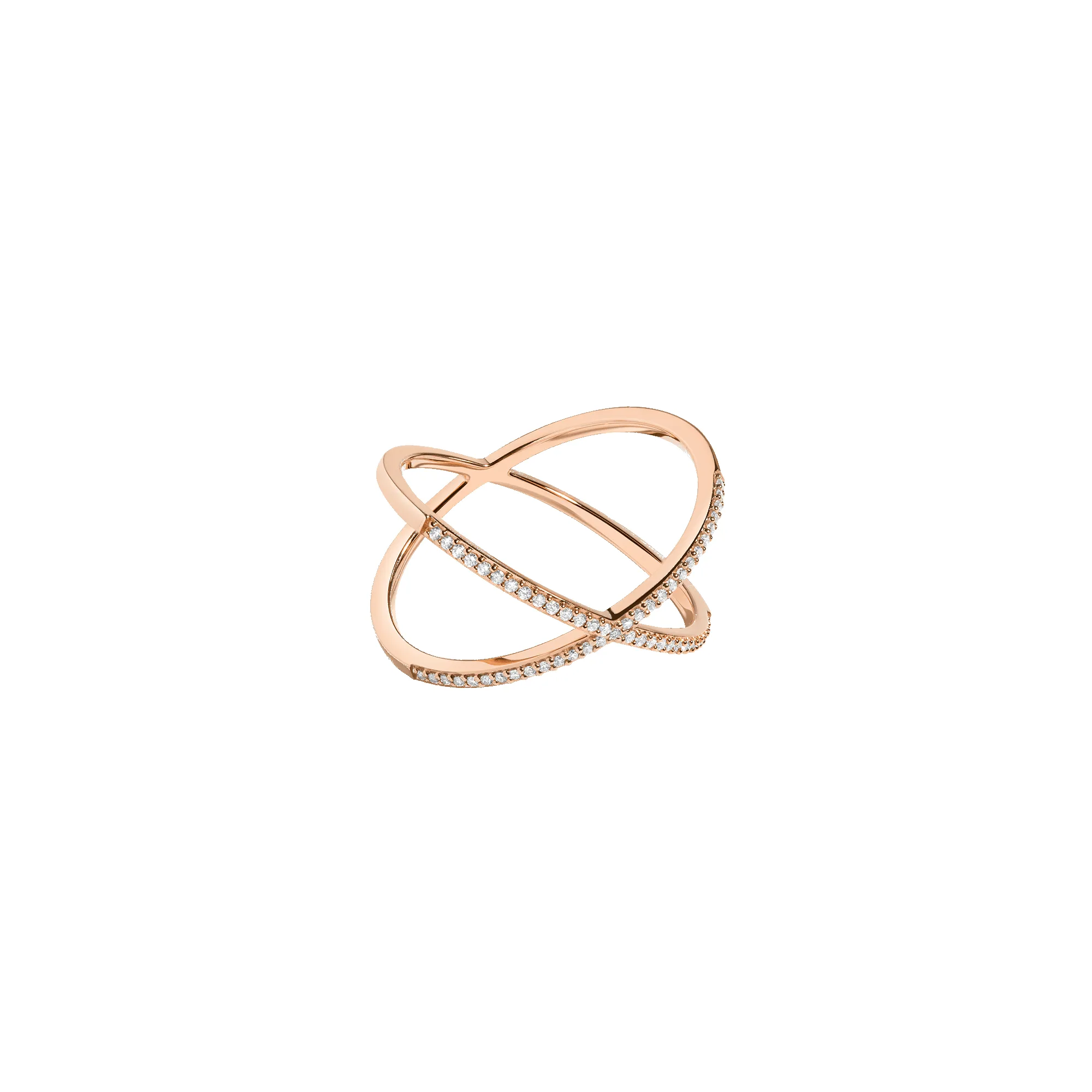 Petite Diamond X Ring sold by Aurate product image thumbnail 5
