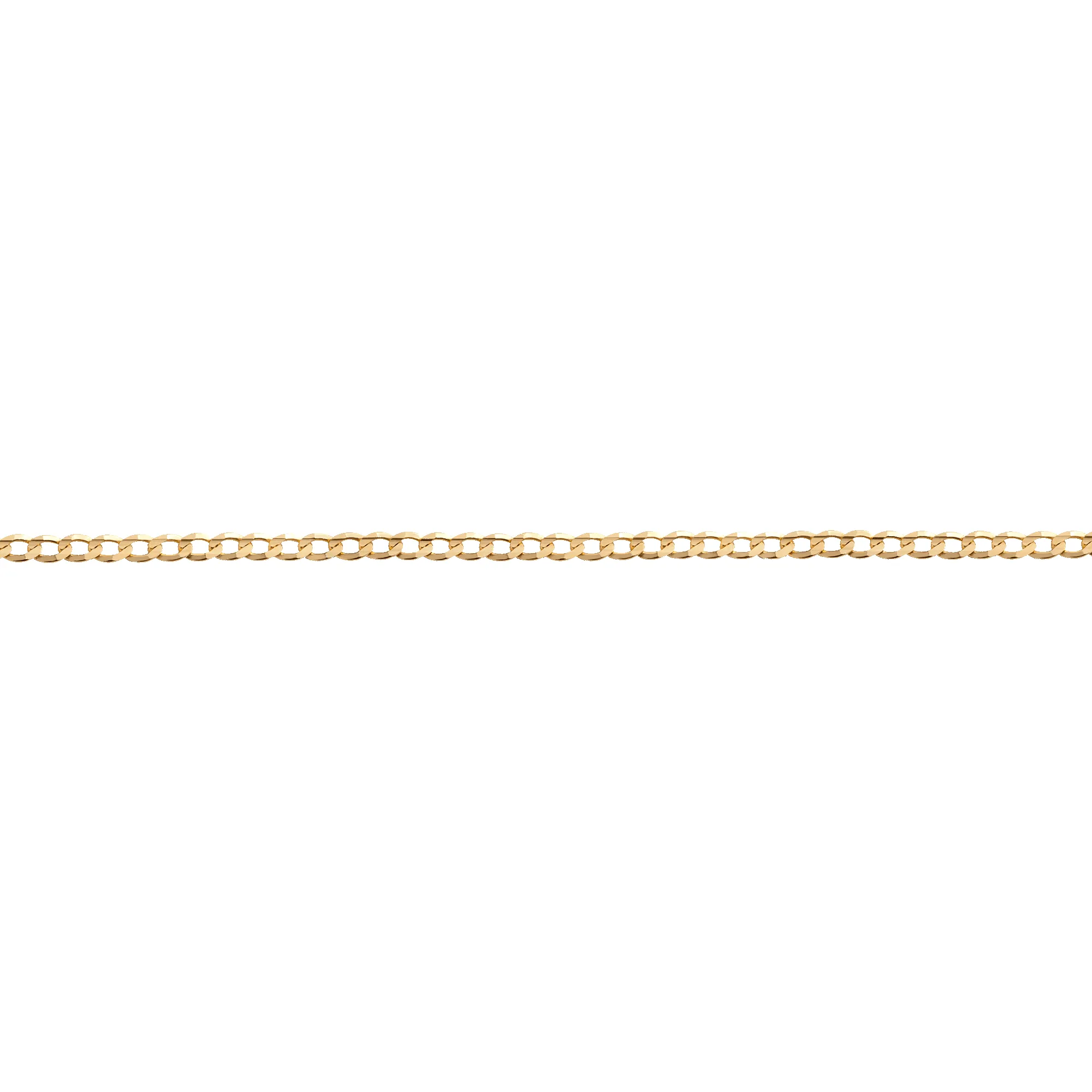 Medium Gold Curb Chain Bracelet sold by Aurate