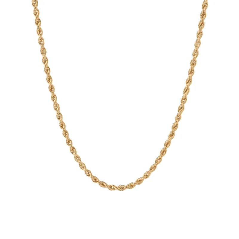 Gold Rope Chain Necklace sold by Aurate
