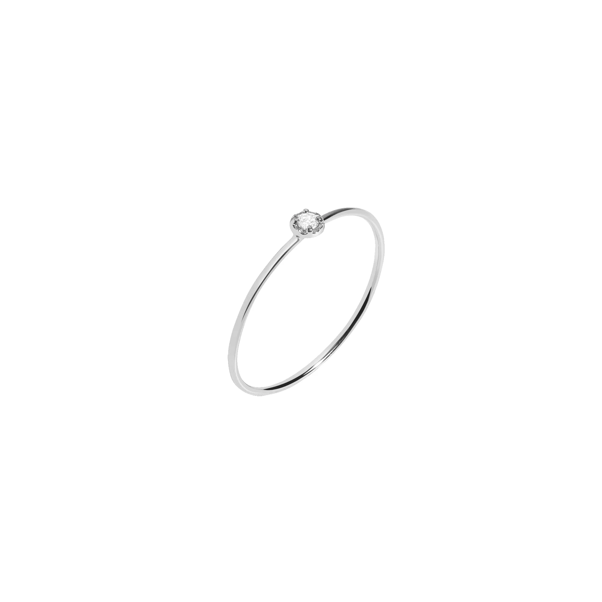 Mini Stackable Diamond Ring sold by Aurate product image thumbnail 5