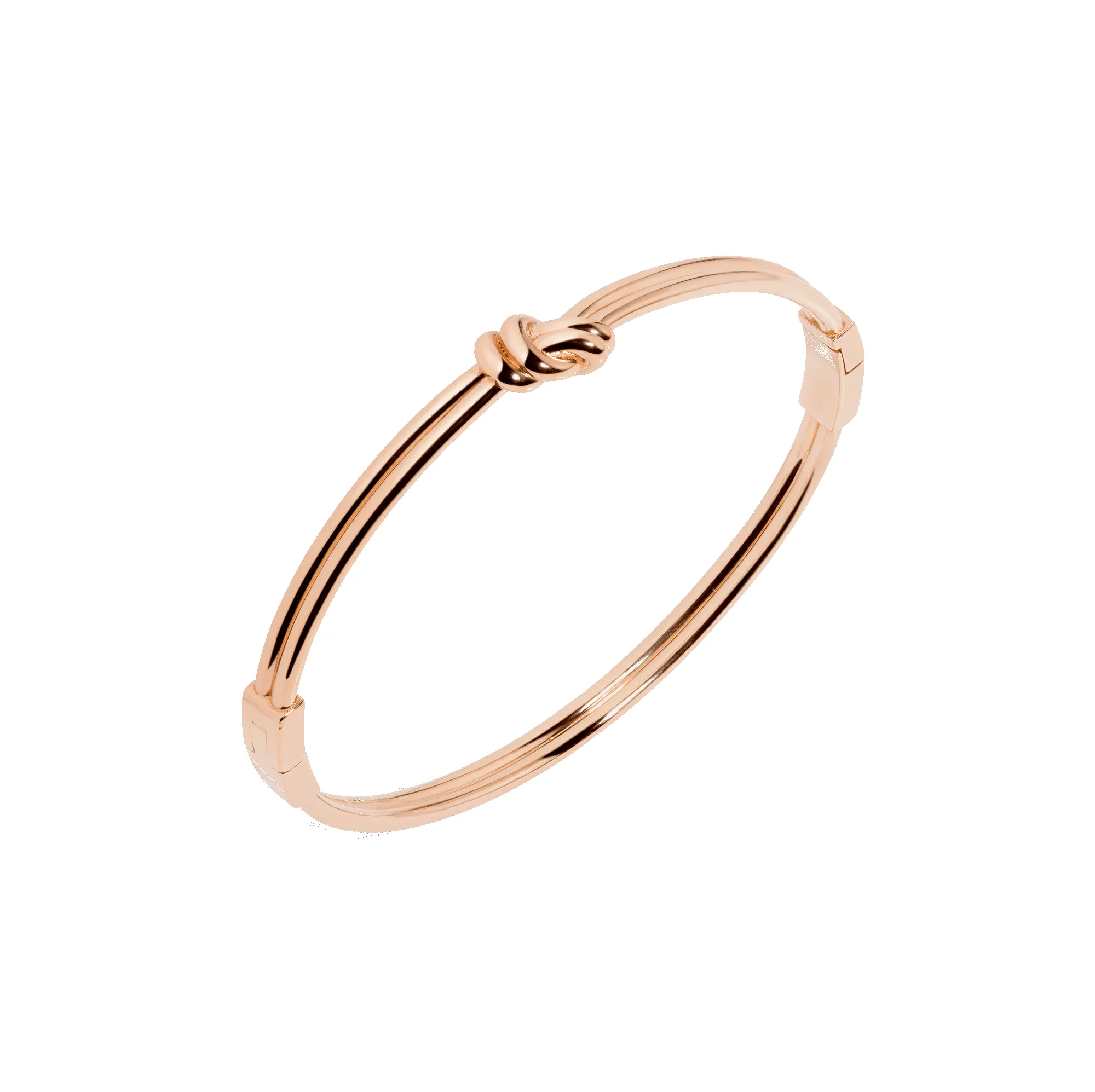 Gold Knot Hinged Bracelet sold by Aurate product image thumbnail 2