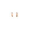 Gold Square Edge Hoops Small sold by Aurate