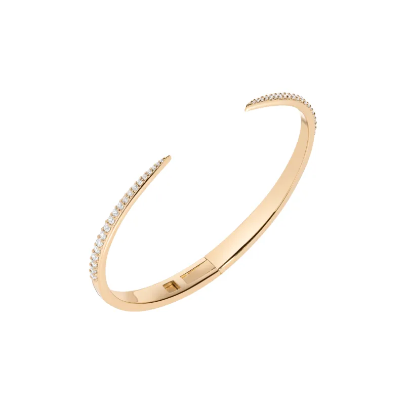 Diamond Claw Hinged Bracelet sold by Aurate