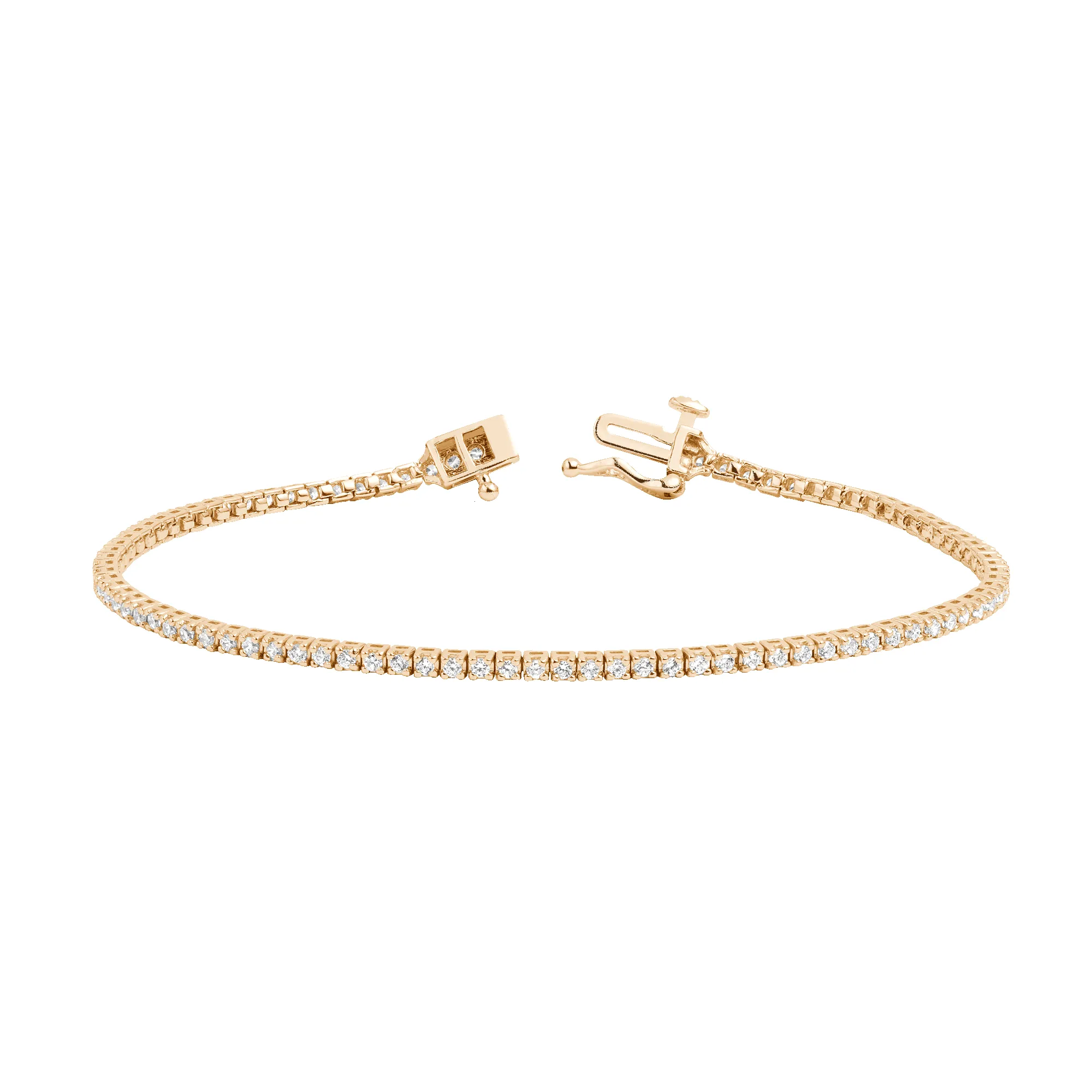 Classic Lab Grown Diamond Tennis Bracelet sold by Aurate product image thumbnail 2