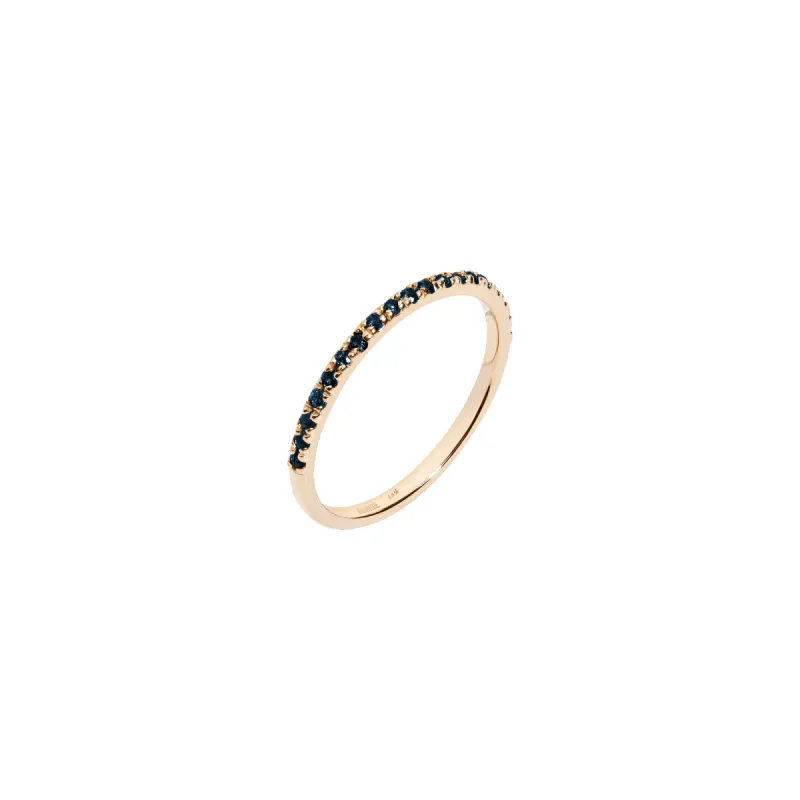 Half Gemstone Eternity Ring sold by Aurate