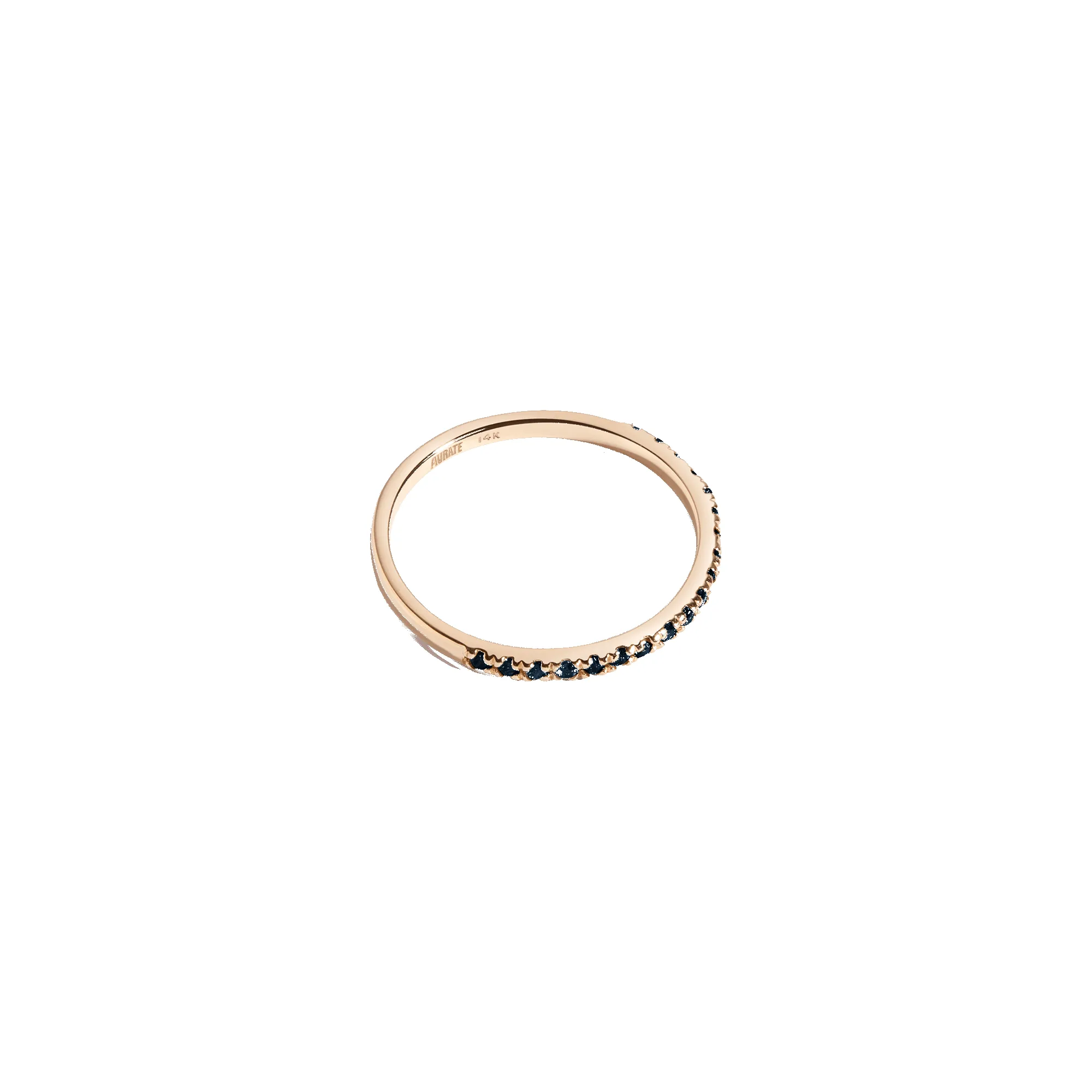 Half Gemstone Eternity Ring sold by Aurate product image thumbnail 4
