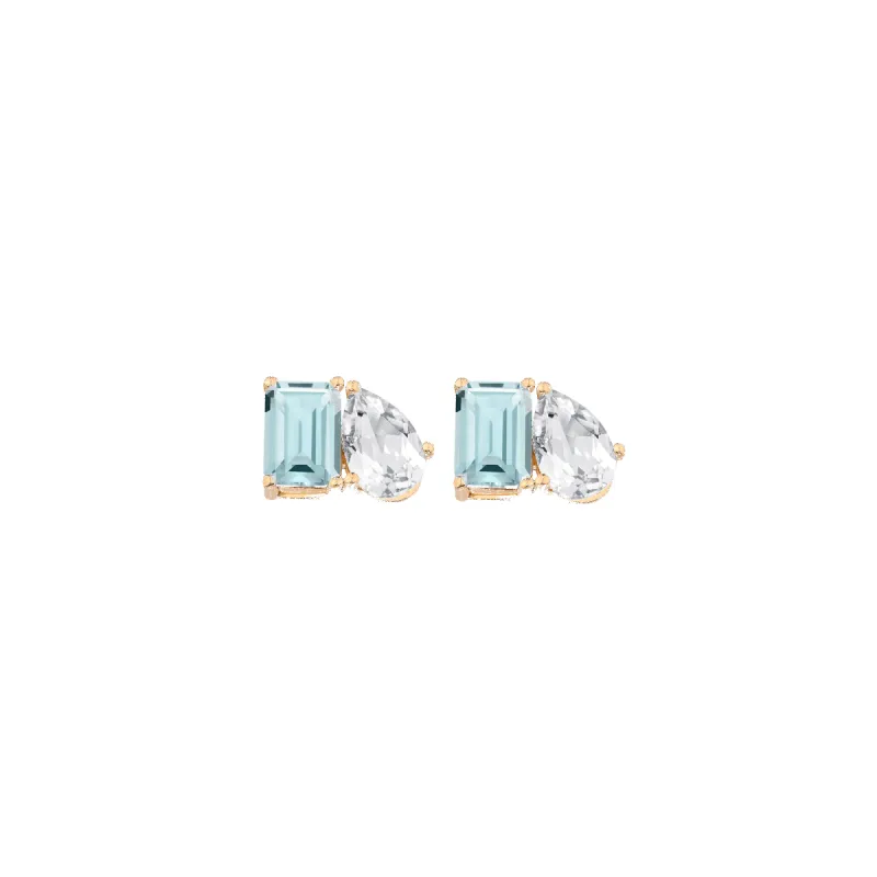 Toi et Moi Gemstone Classic Earring sold by Aurate