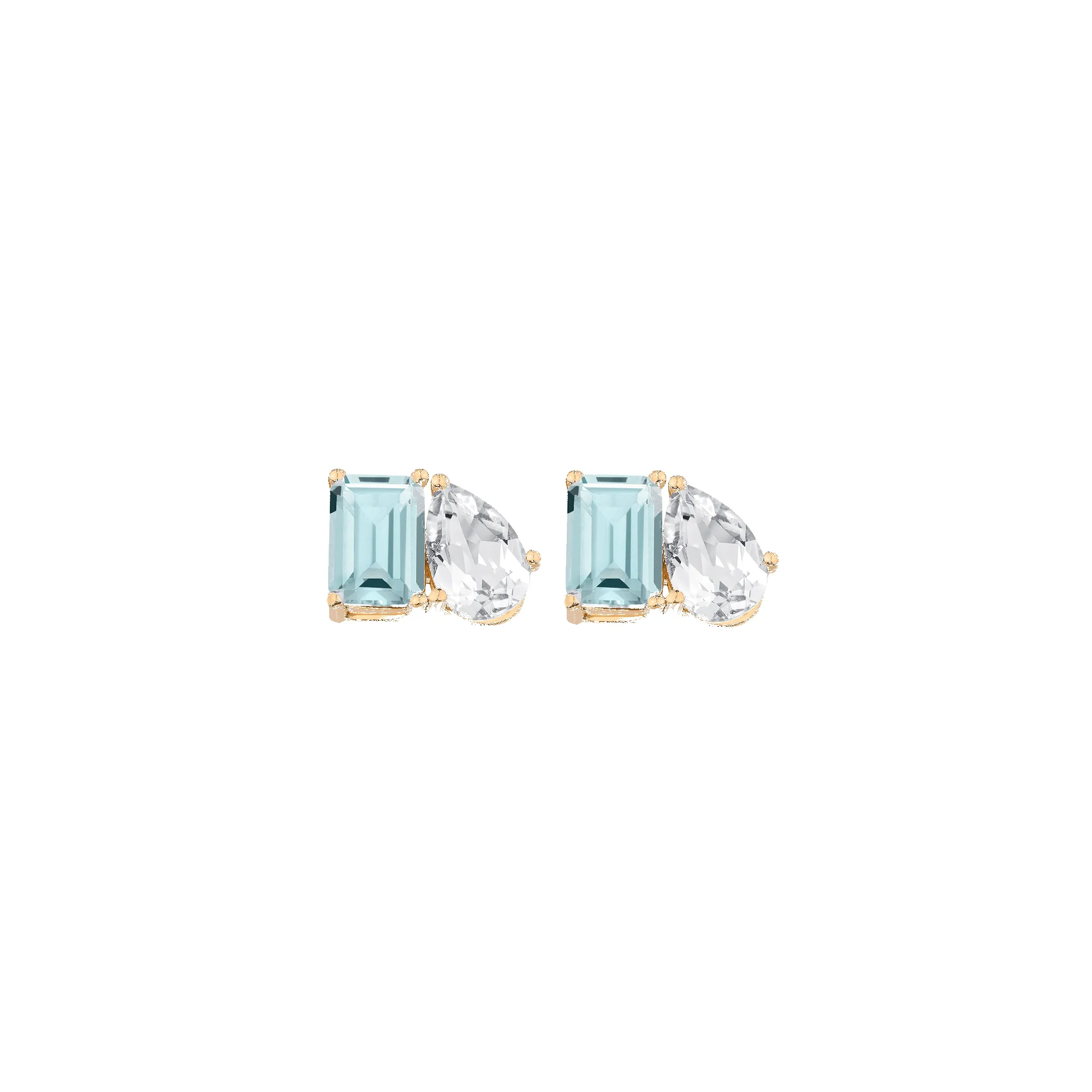 Toi et Moi Gemstone Classic Earring sold by Aurate