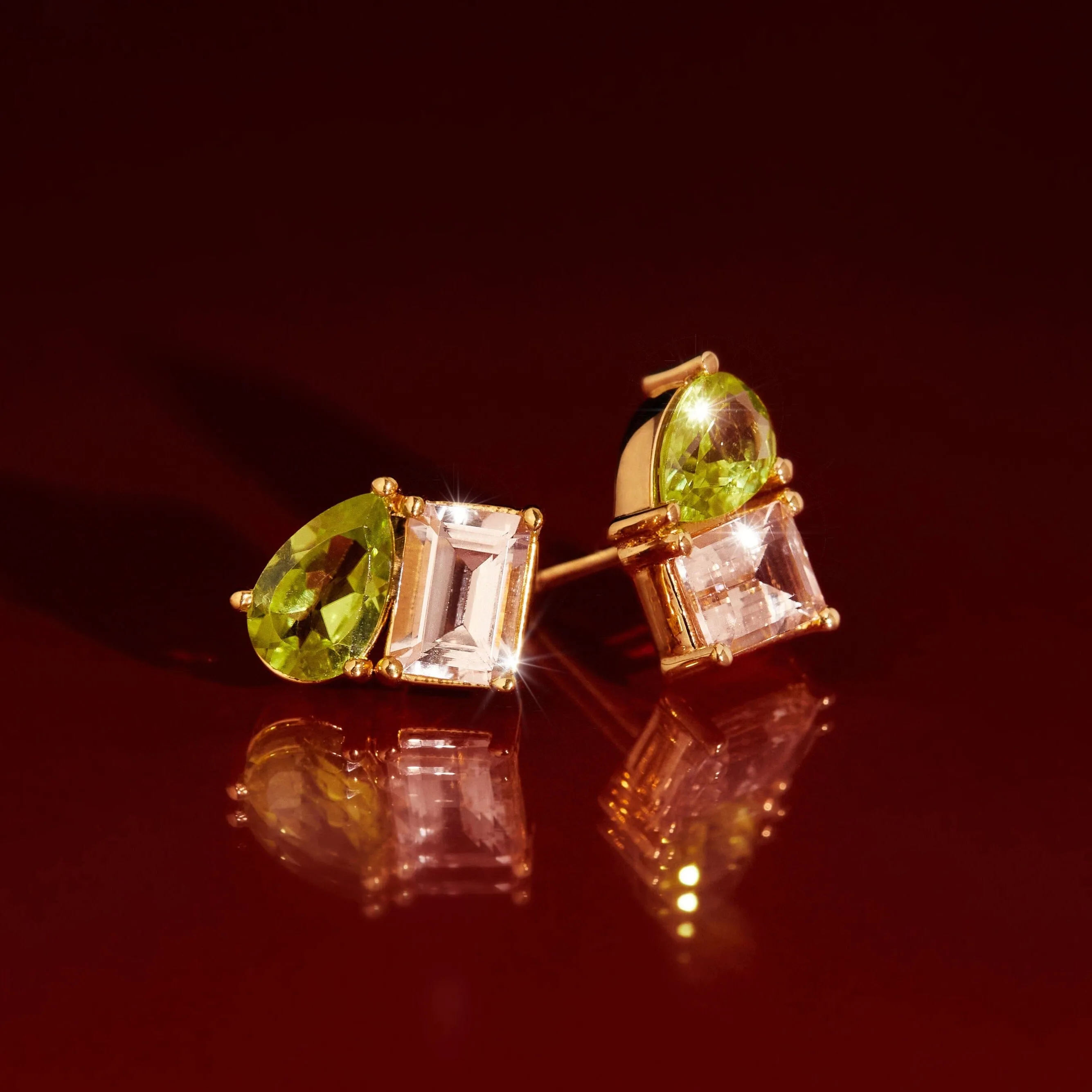 Toi et Moi Gemstone Classic Earring sold by Aurate product image thumbnail 5