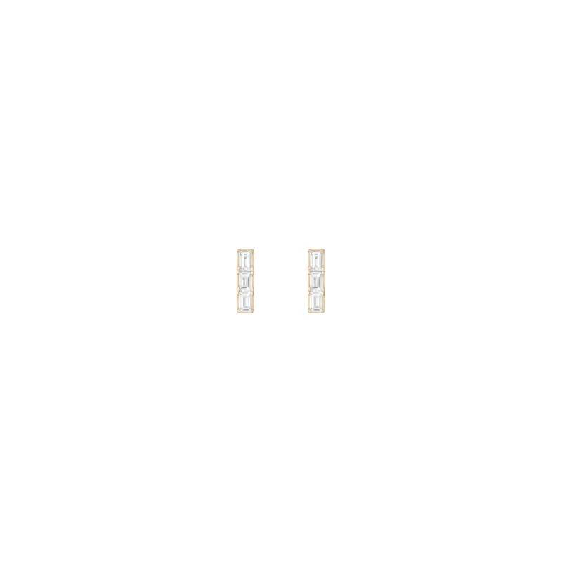 Diamond Baguette Bar Stud sold by Aurate