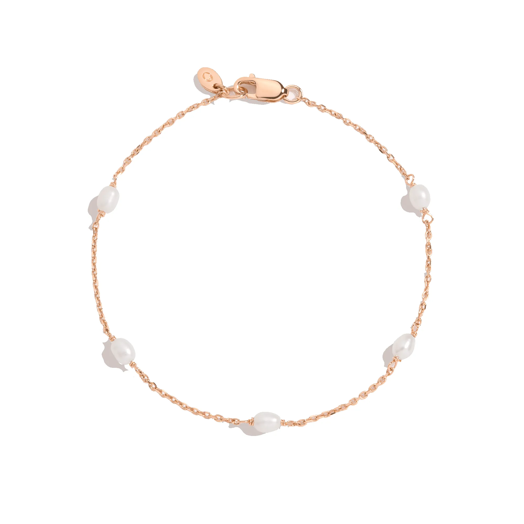Organic Pearl Station Bracelet sold by Aurate product image thumbnail 2