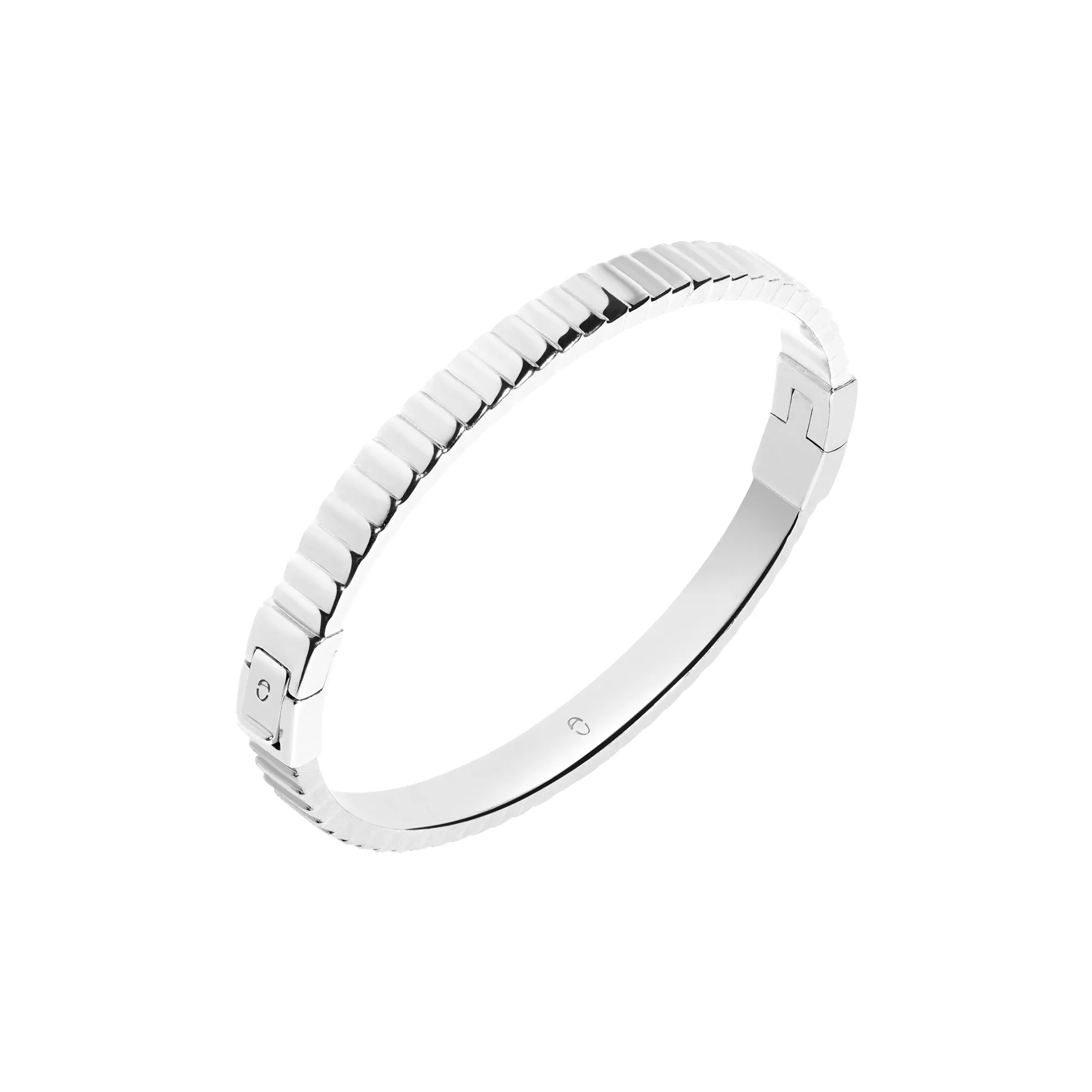 Bold Infinity Gold Hinged Bracelet sold by Aurate product image thumbnail 3