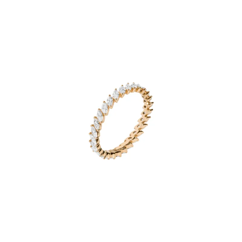 Marquise Lab Grown Diamond Eternity Ring sold by Aurate
