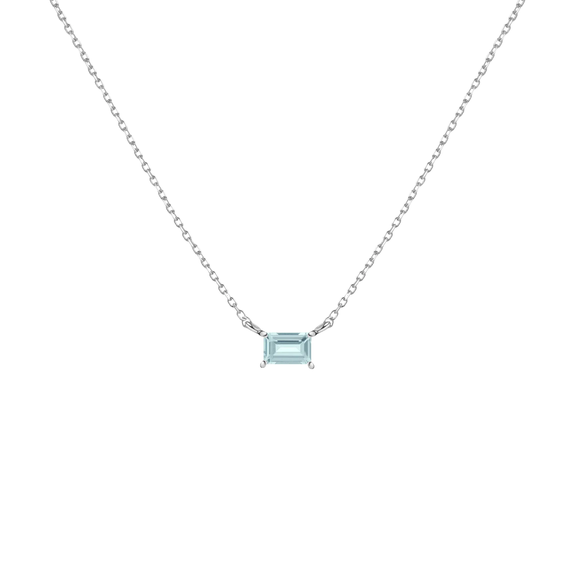 Birthstone Baguette Necklace sold by Aurate product image thumbnail 3