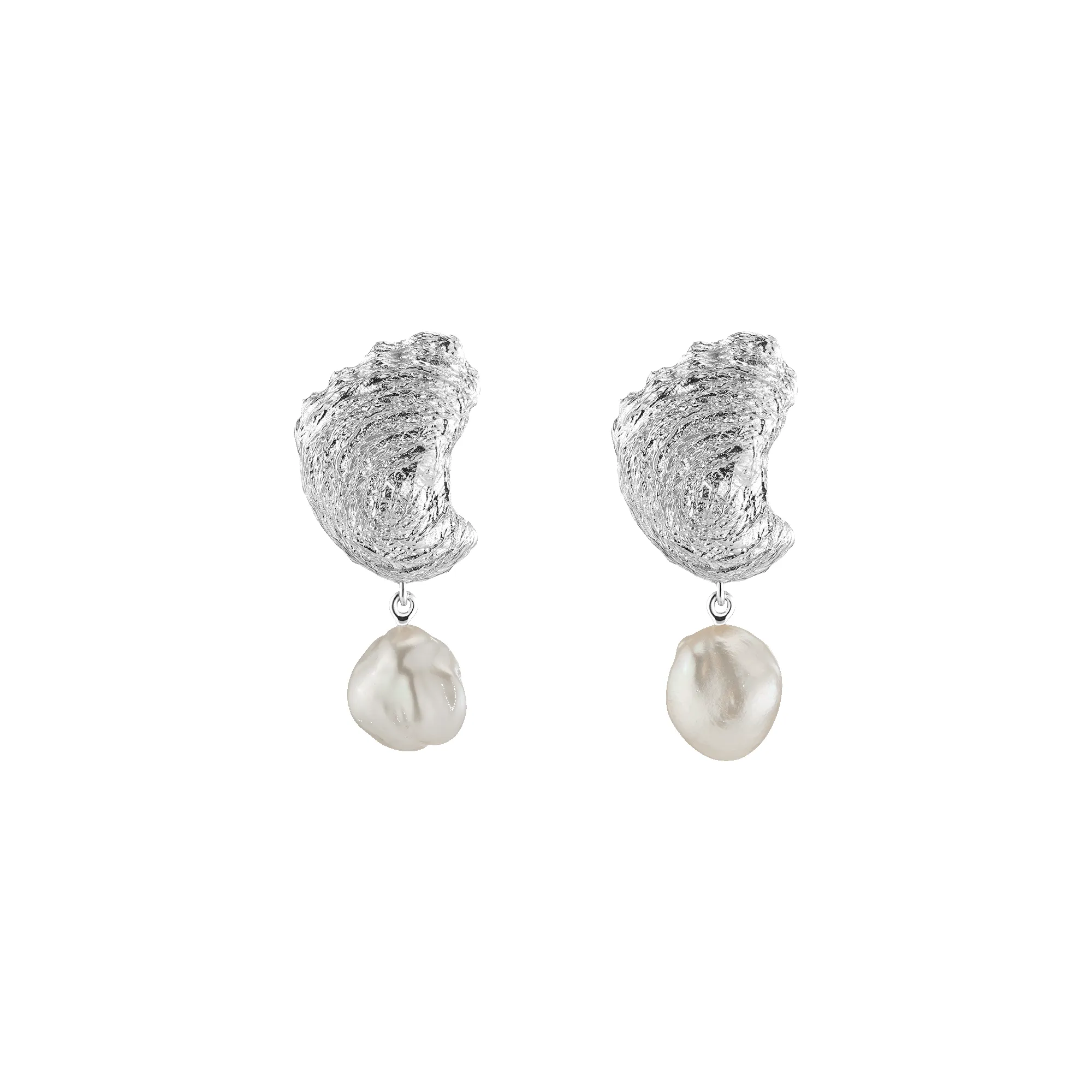 AURATE X KERRY: Venus Organic Pearl Gold Earring Large sold by Aurate product image thumbnail 3